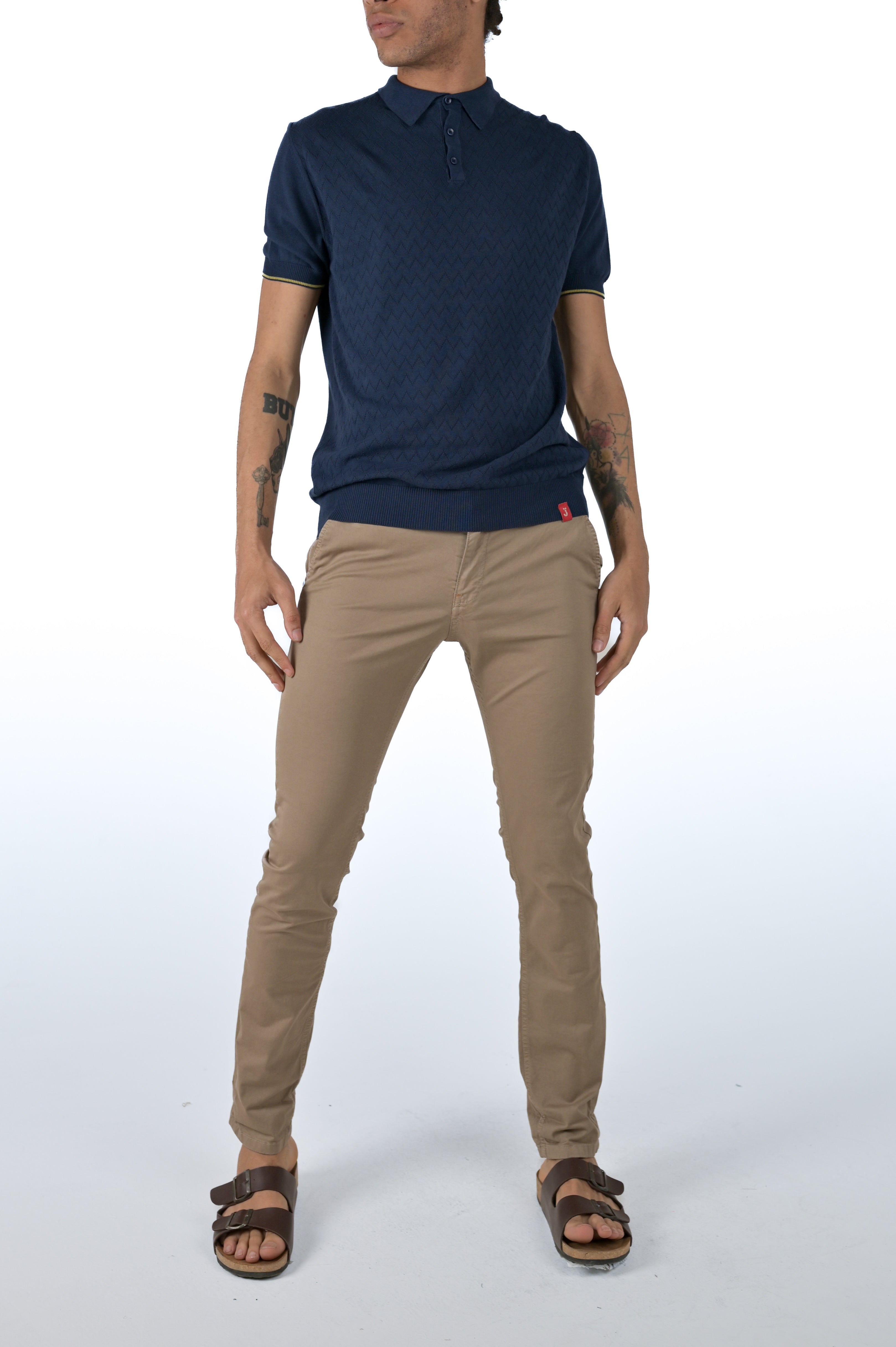 DS 2477 Blue Regular Polo SS24