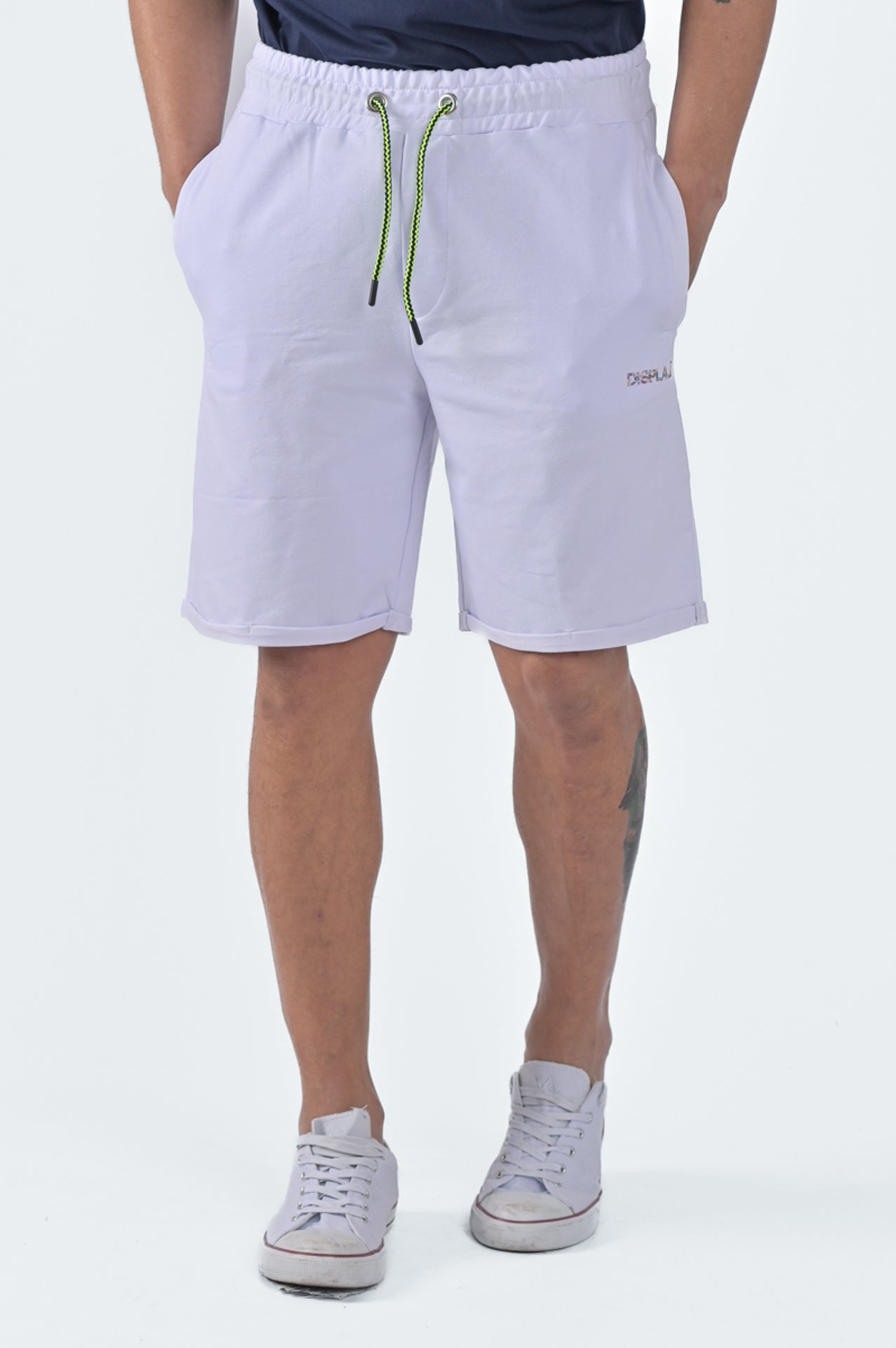 Regular Flow Cotton Bermuda Shorts White SS24