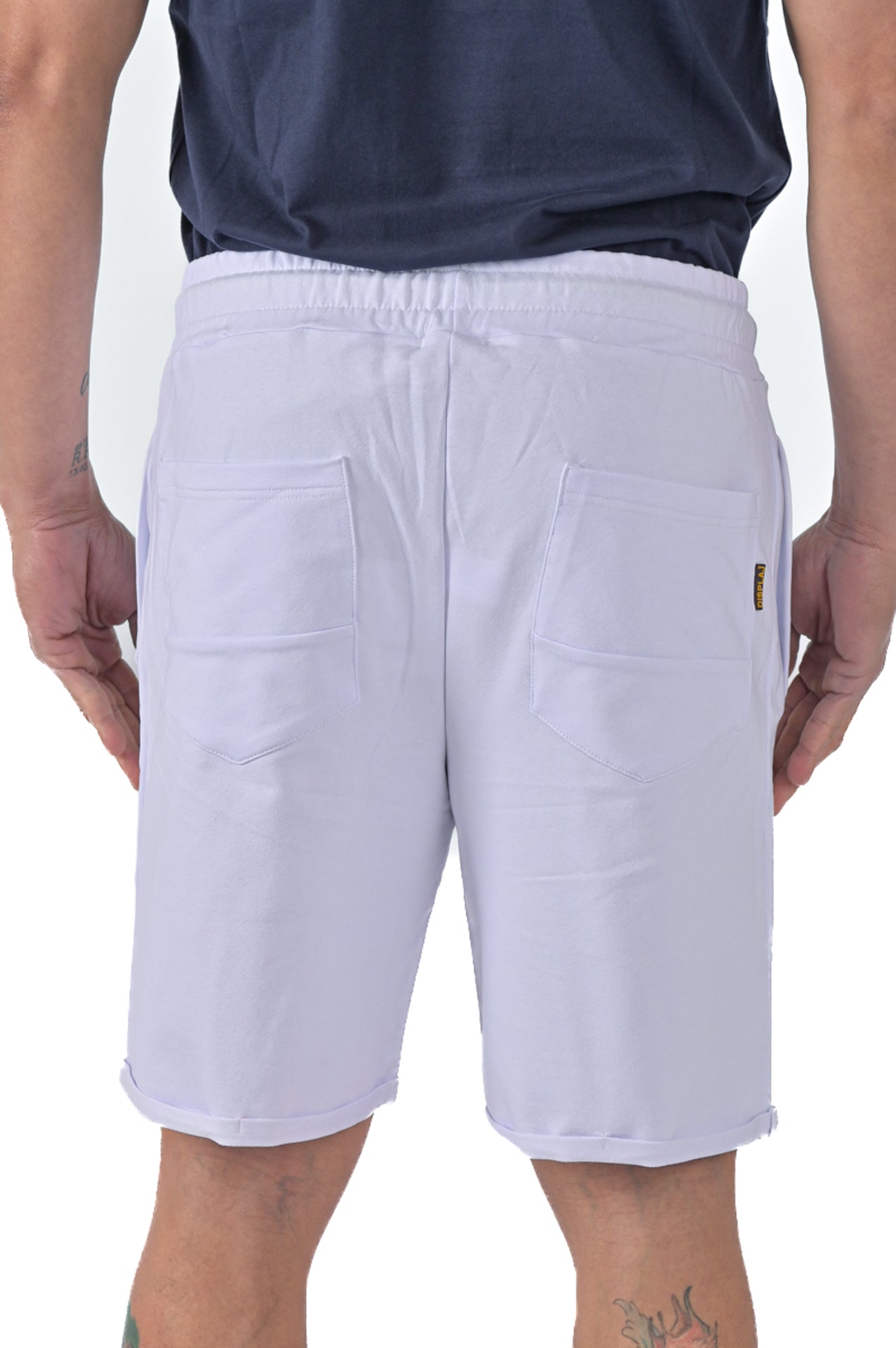 Regular Flow Cotton Bermuda Shorts White SS24