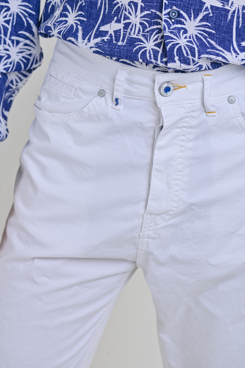 Pantaloni loose King Raso Bianco SS24