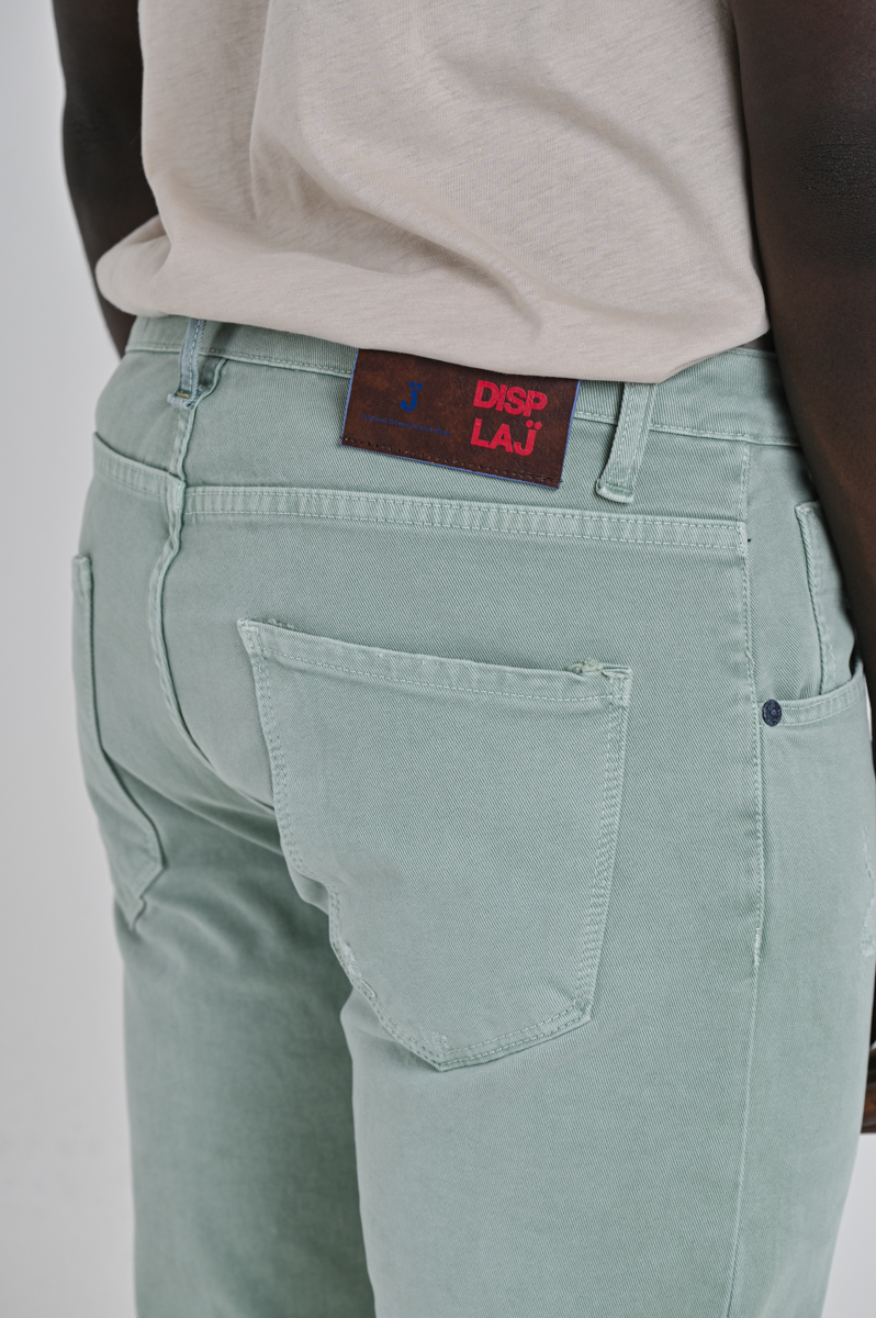 Slim Pants Life Libeccio Aqua Green SS24