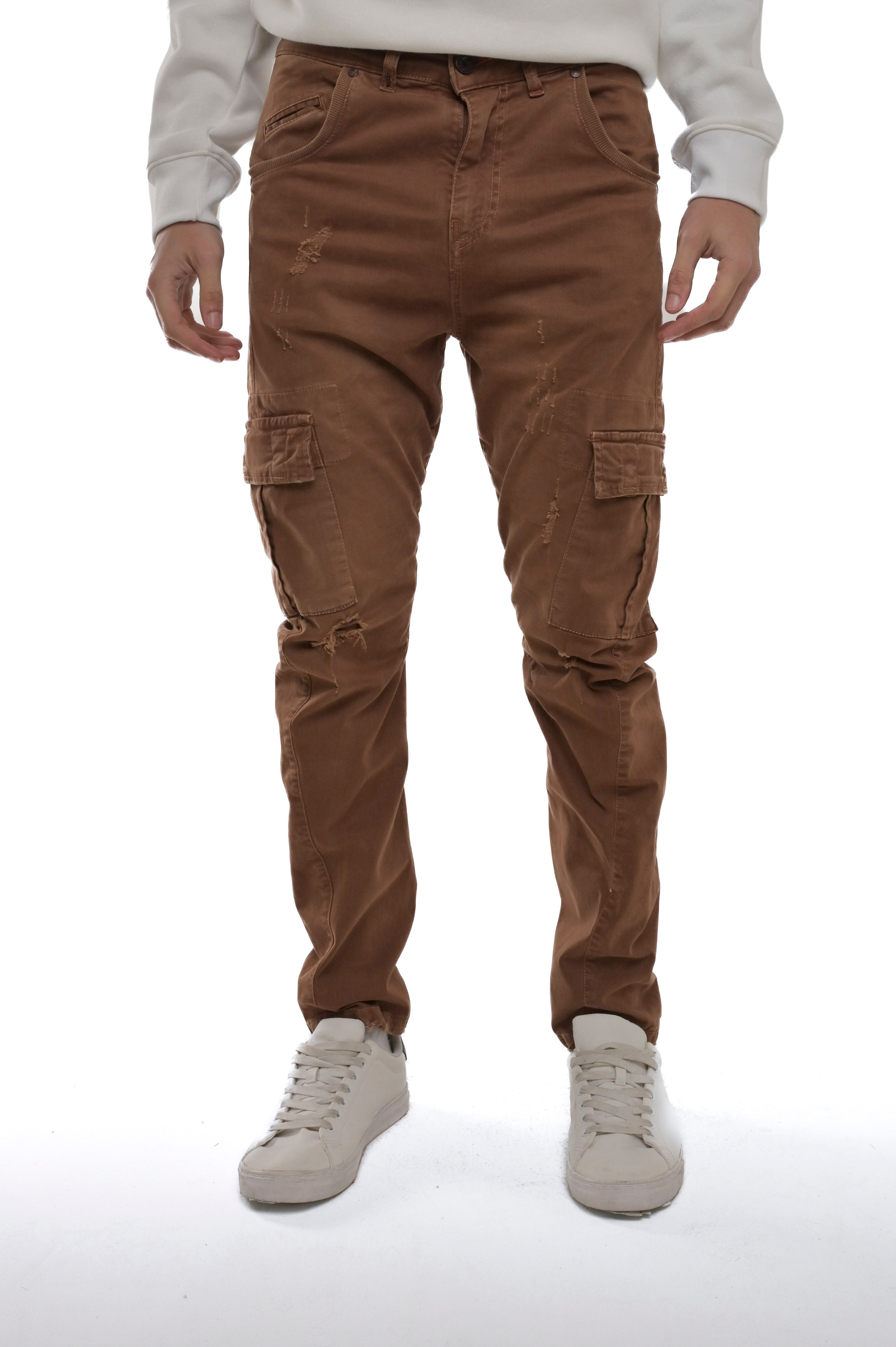 Cargo Pants Tapered New Evolution AI10 Burnt FW24/25