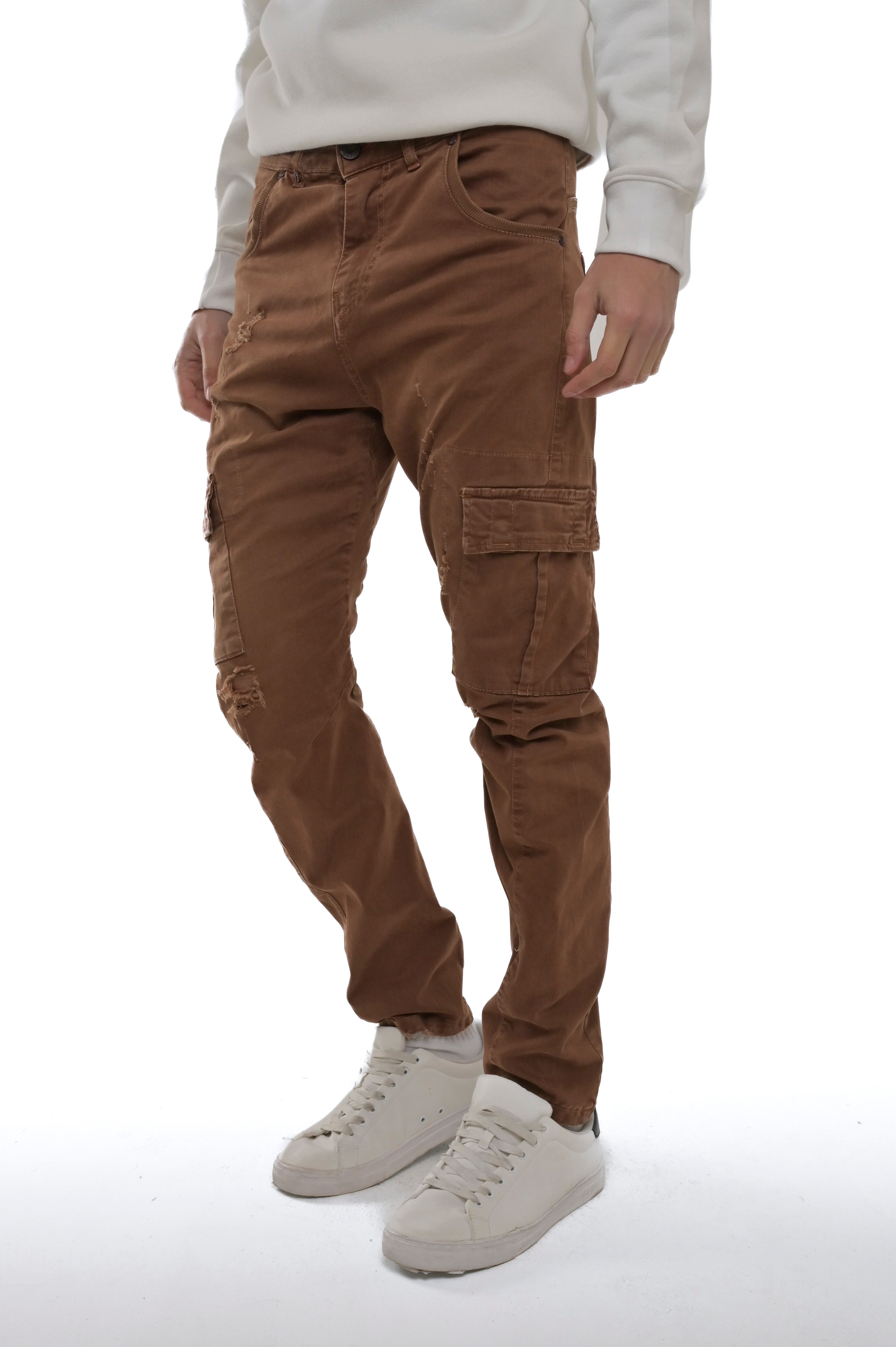 Cargo Pants Tapered New Evolution AI10 Burnt FW24/25