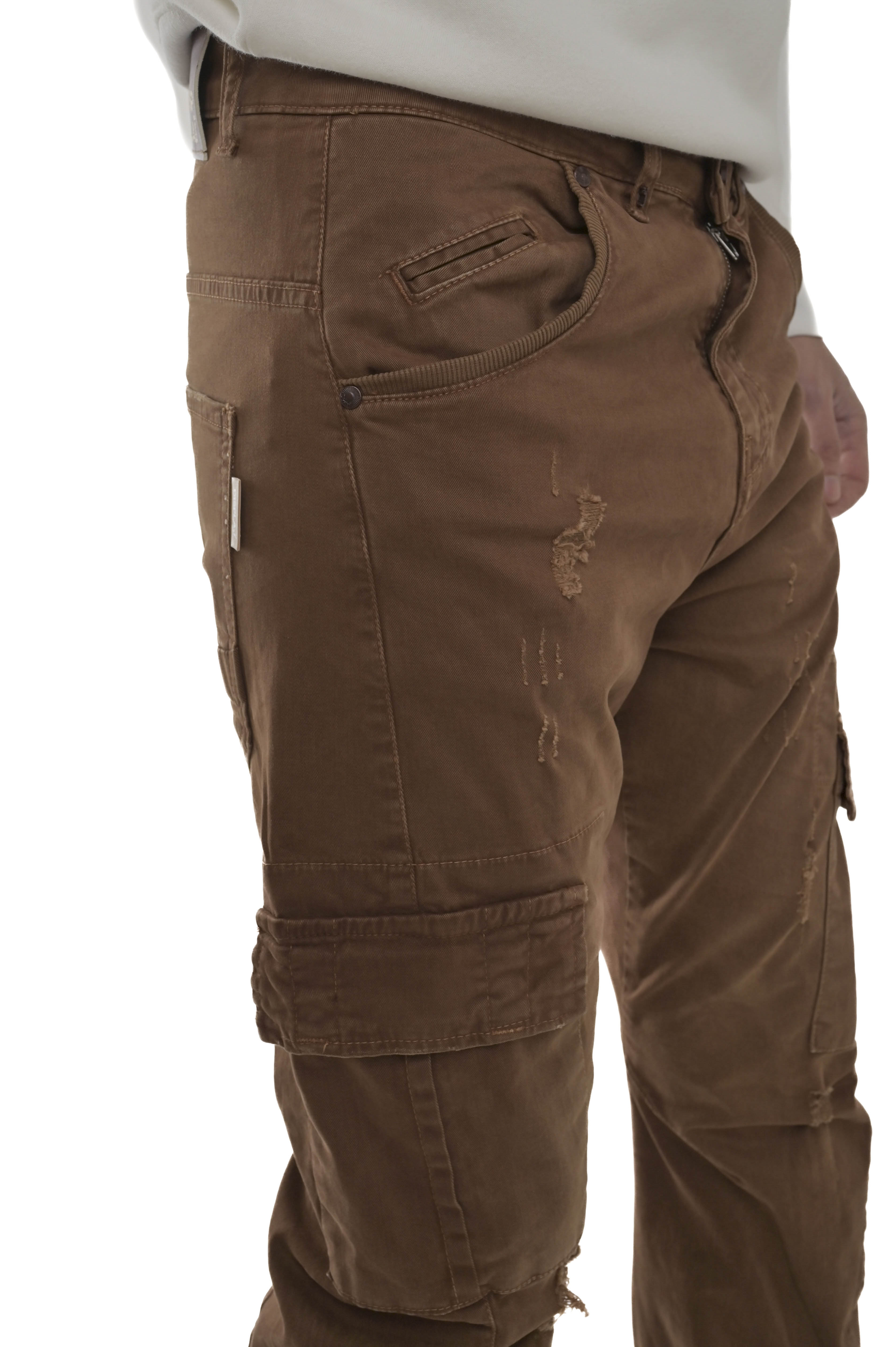 Cargo Pants Tapered New Evolution AI10 Burnt FW24/25