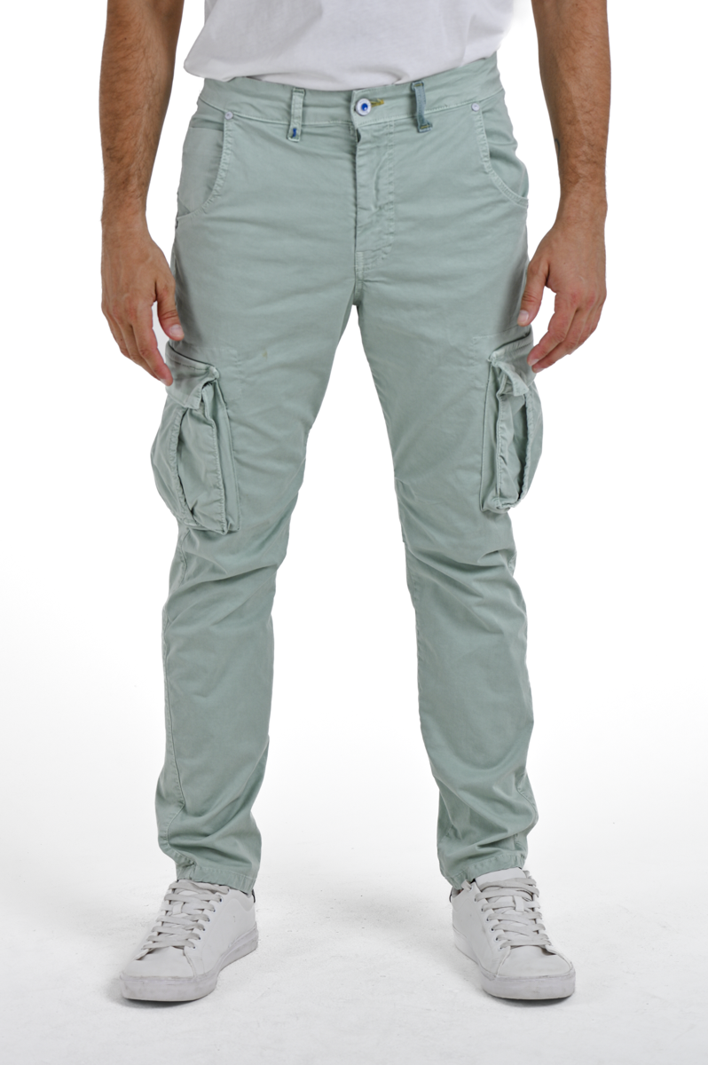 Pantaloni regular Marktas Verde Acqua SS24