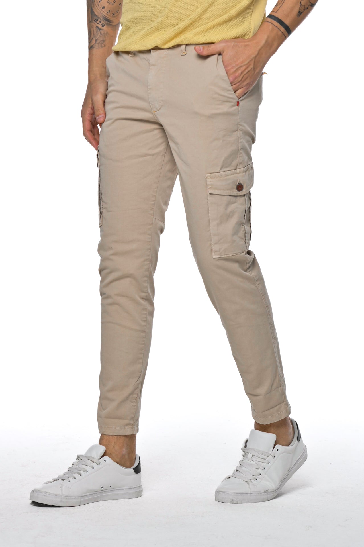 Pantaloni in cotone slim Sonic Tascone SS23