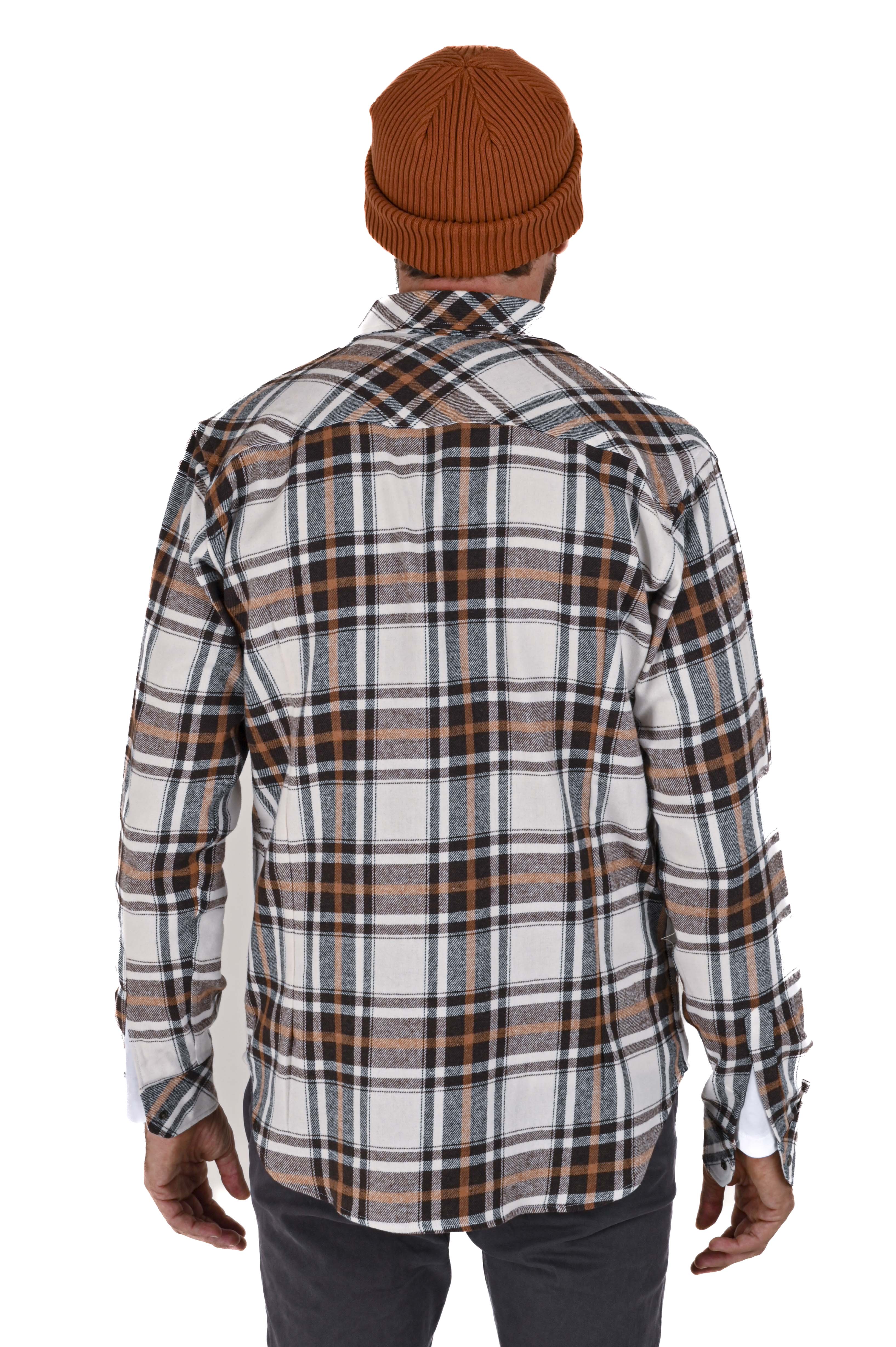 Regular Low Over Flannel Shirt Brown FW24/25