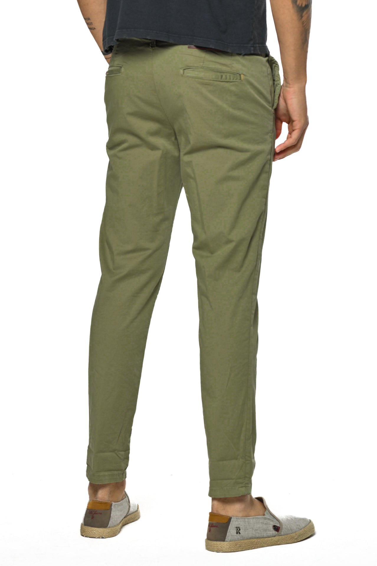 Slim Cotton Trousers Sonic Raso SS23