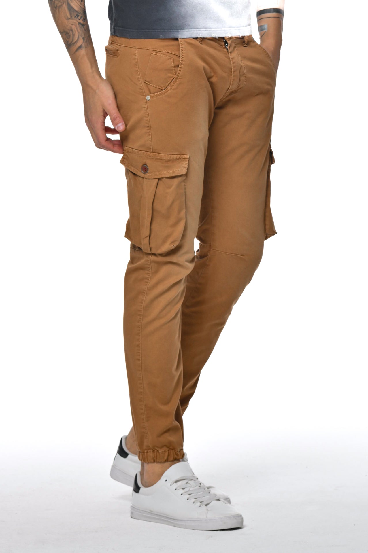 Pantaloni in cotone slim Cezanne Molla SS23