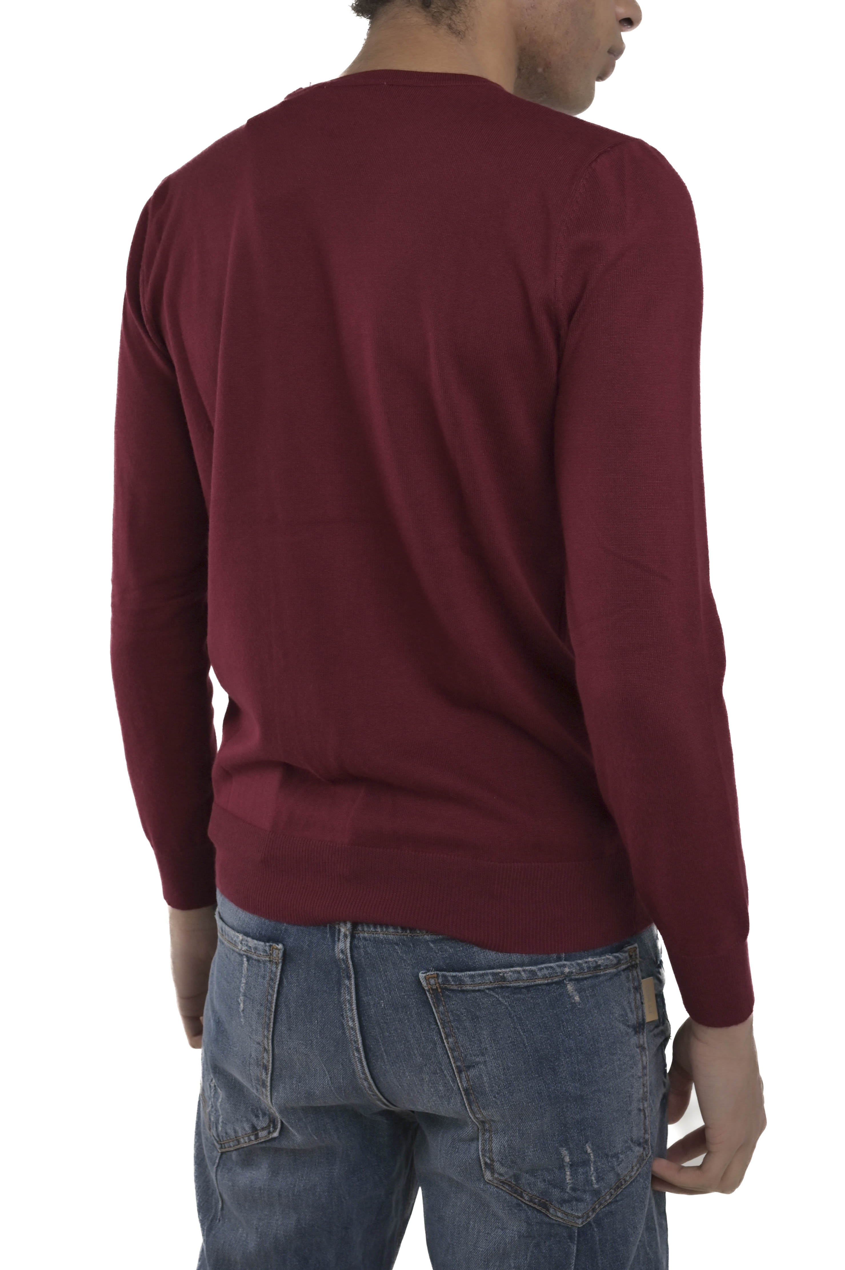 DSP V11 burgundy regular sweater FW24/25