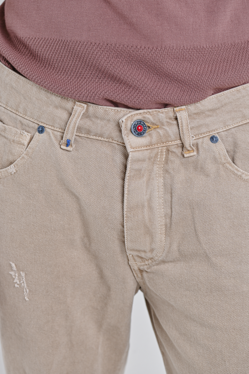 Pantaloni regular New Wolf M1 Beige SS24