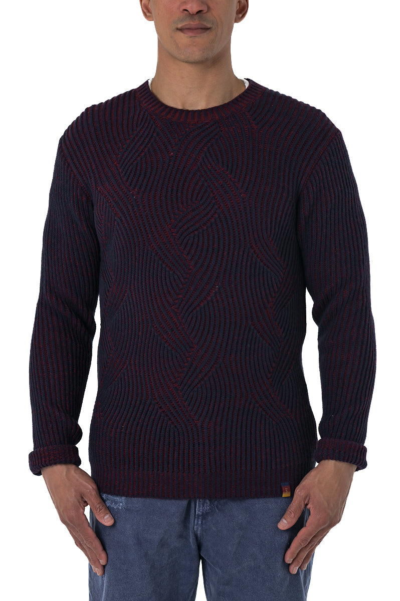 Maglione regular DM 2411 blu FW23/24