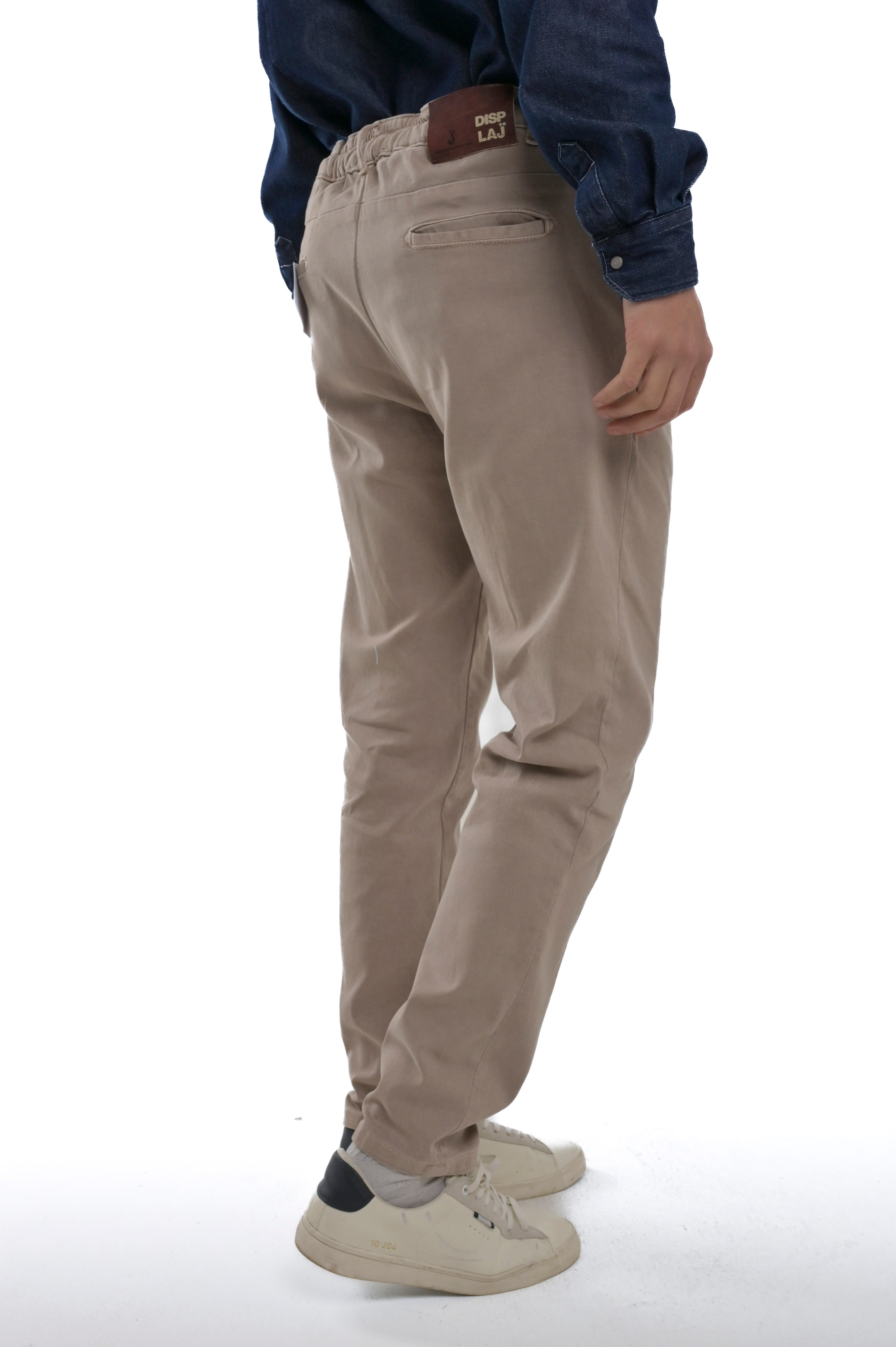 Different Berlino beige regular cotton trousers FW24/25