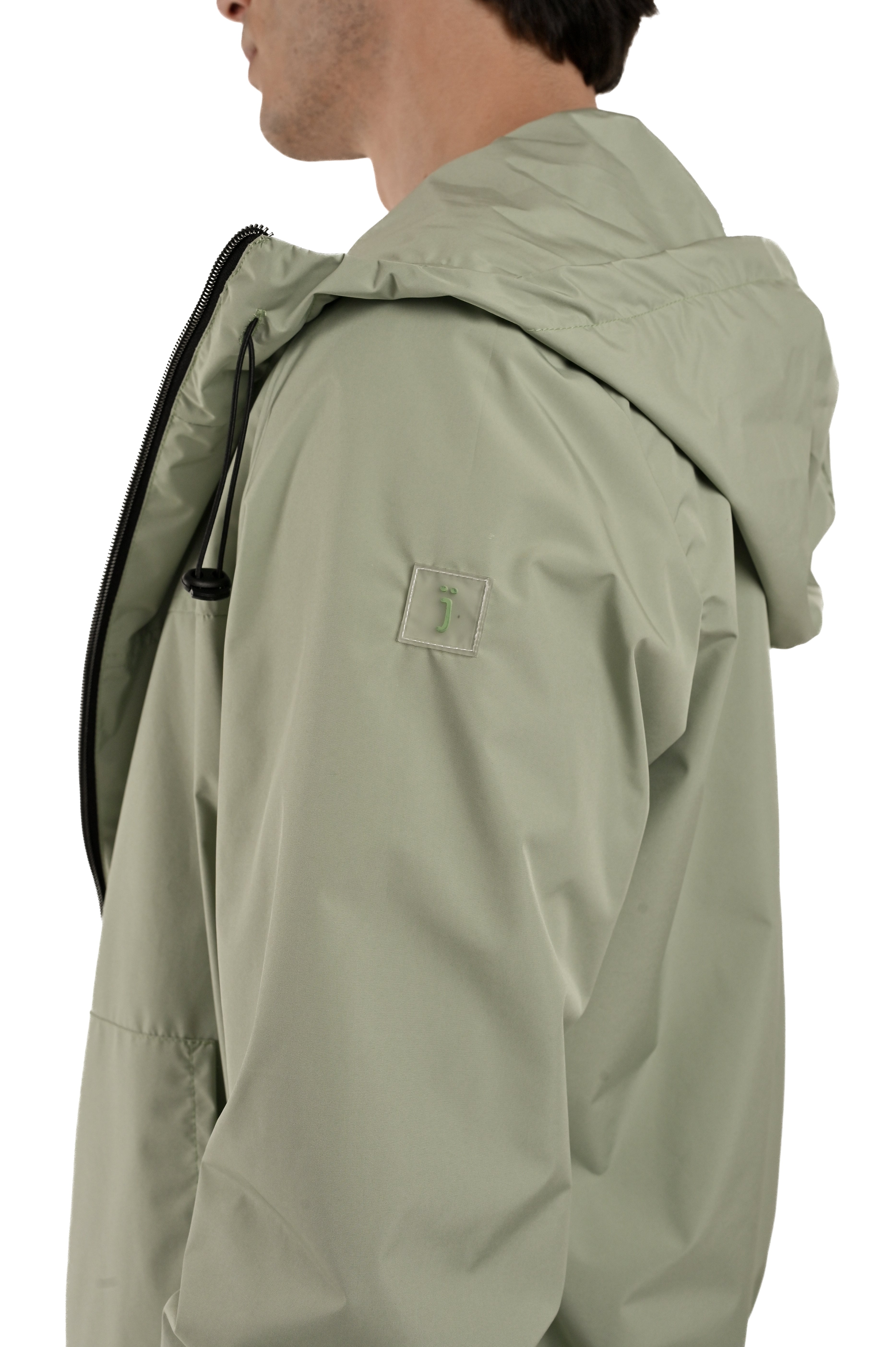 Giacca regular Kway verde acqua SS25