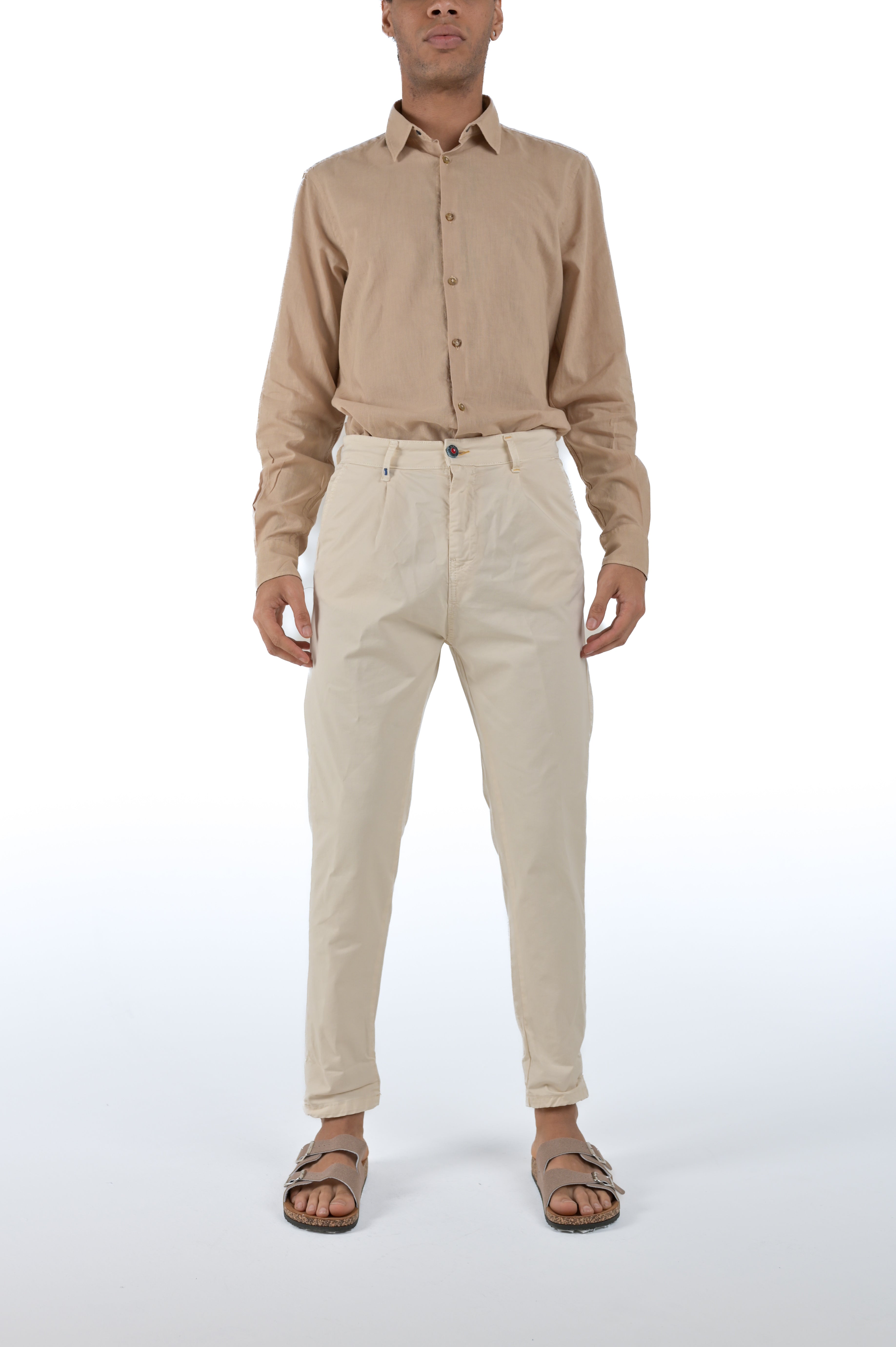 New Private Old Cream tapered trousers SS24