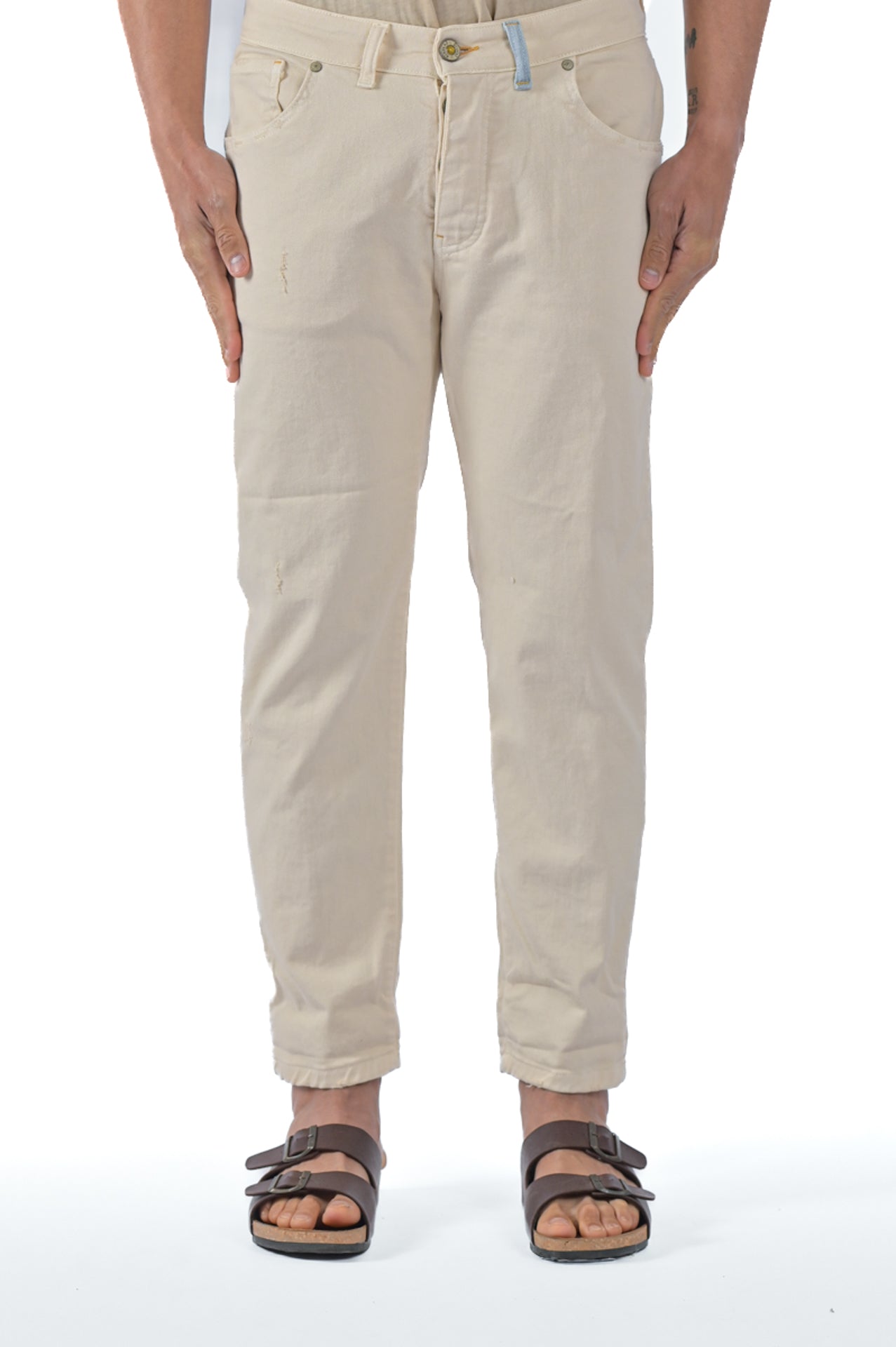 New Wolf Bull SS23 regular cotton trousers