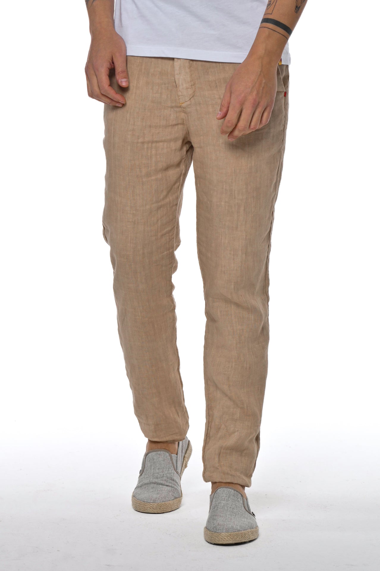 Slim trousers Sonic Linen Beige SS24