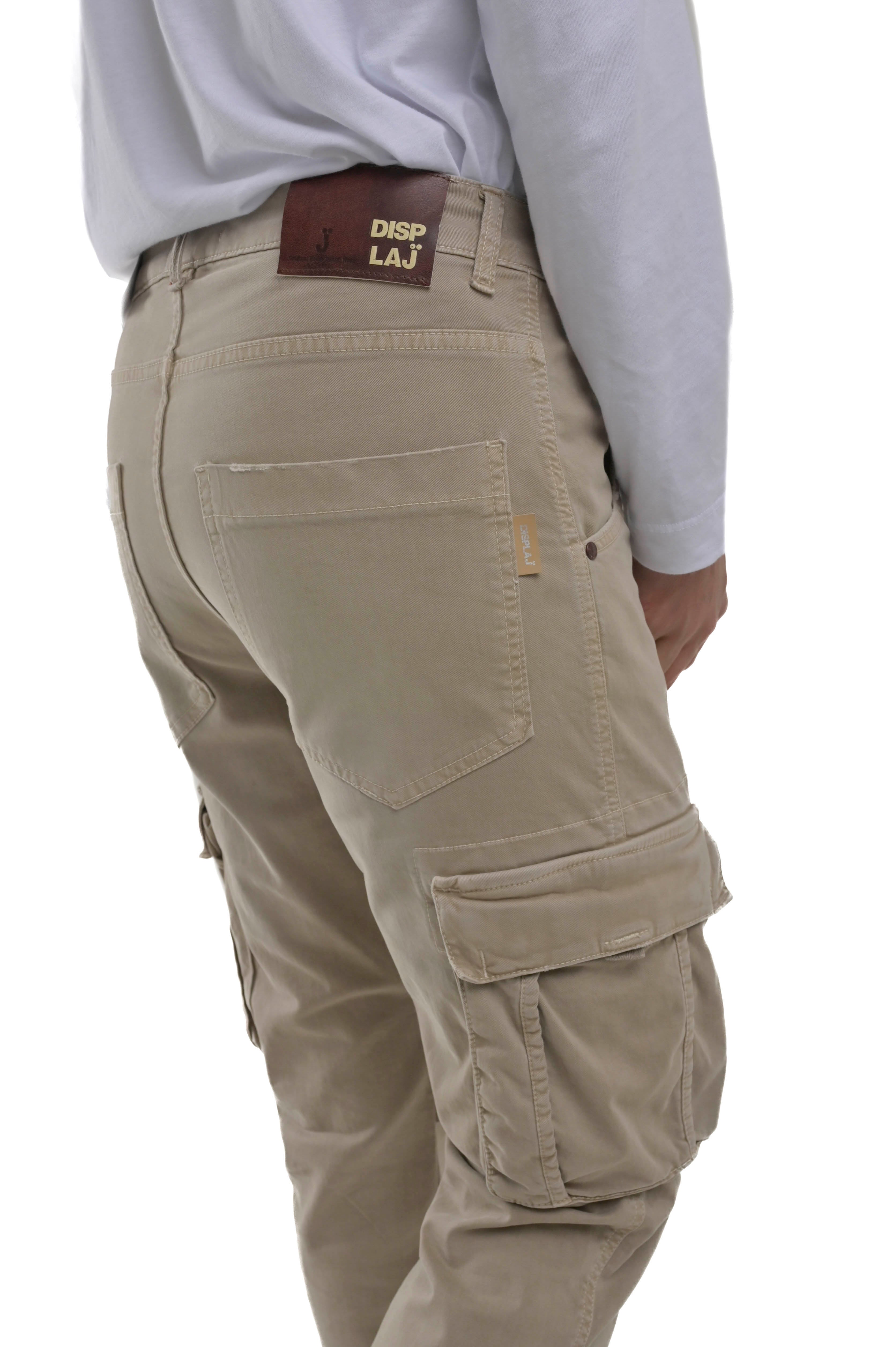 Pantaloni in cotone regular Luke Rotture beige FW24/25