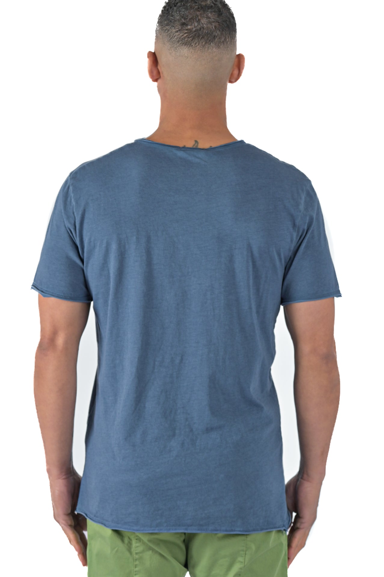 T-shirt in cotone DPE 2306 blu SS23