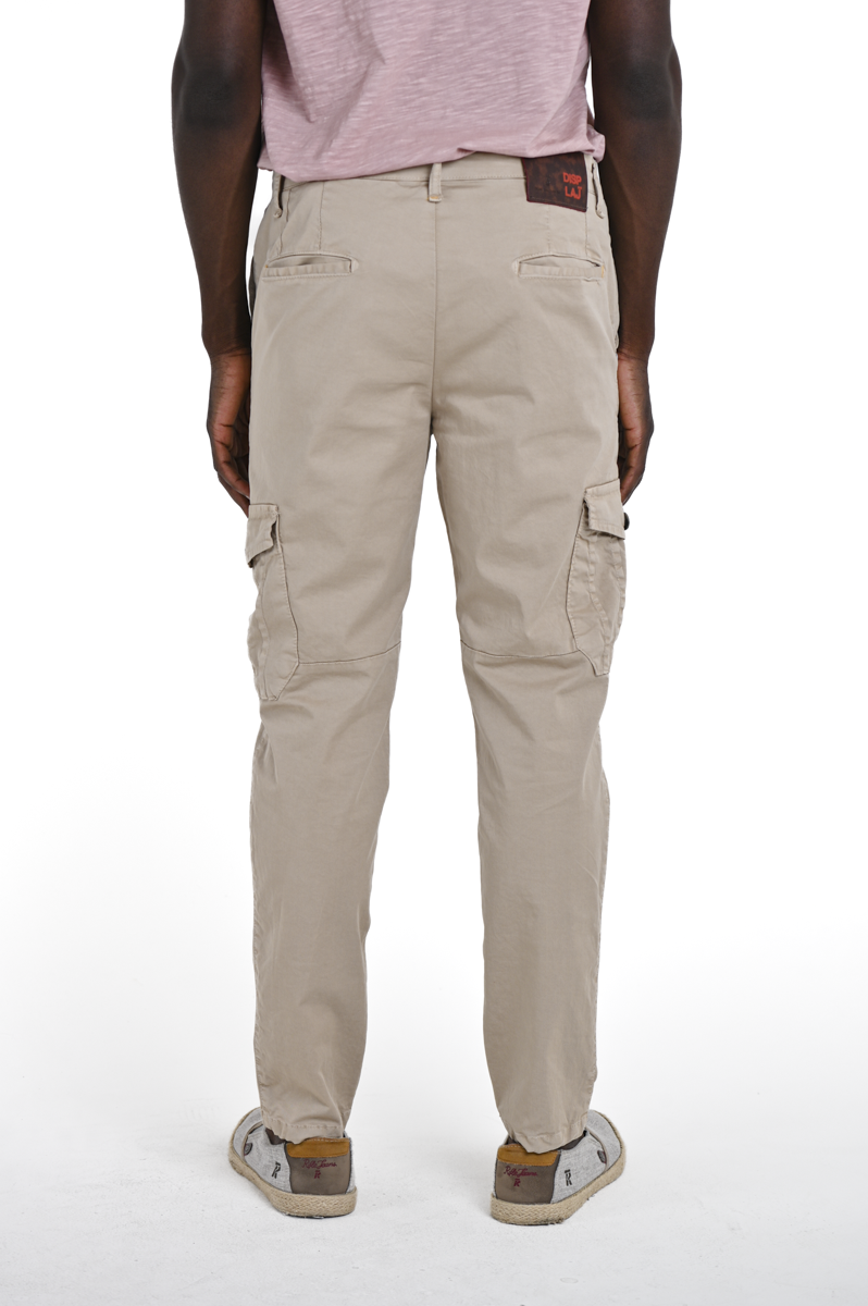 Pantaloni slim Sonic Tascone Beige SS24