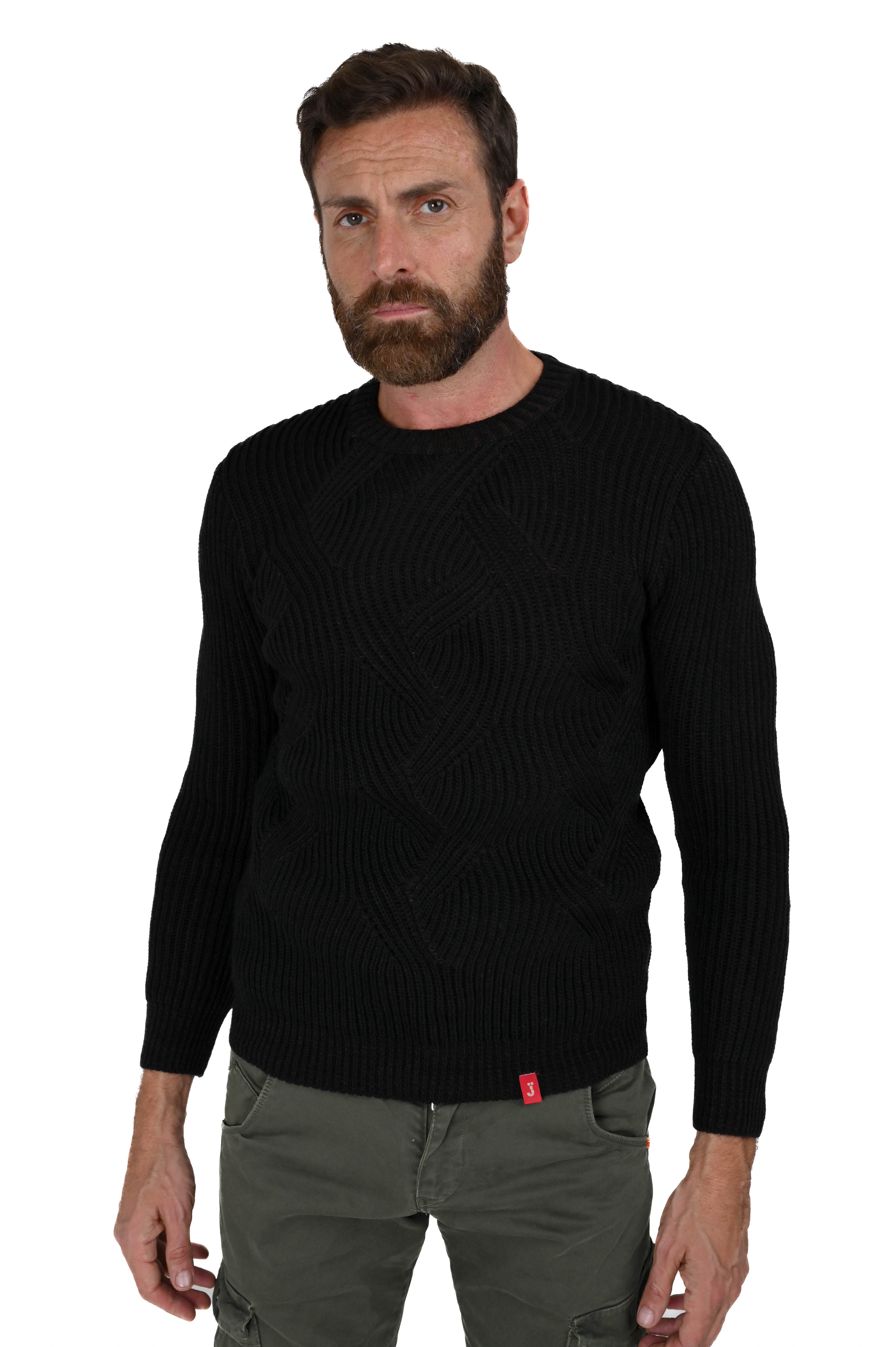 Maglione regular DM 2411 nero FW23/24