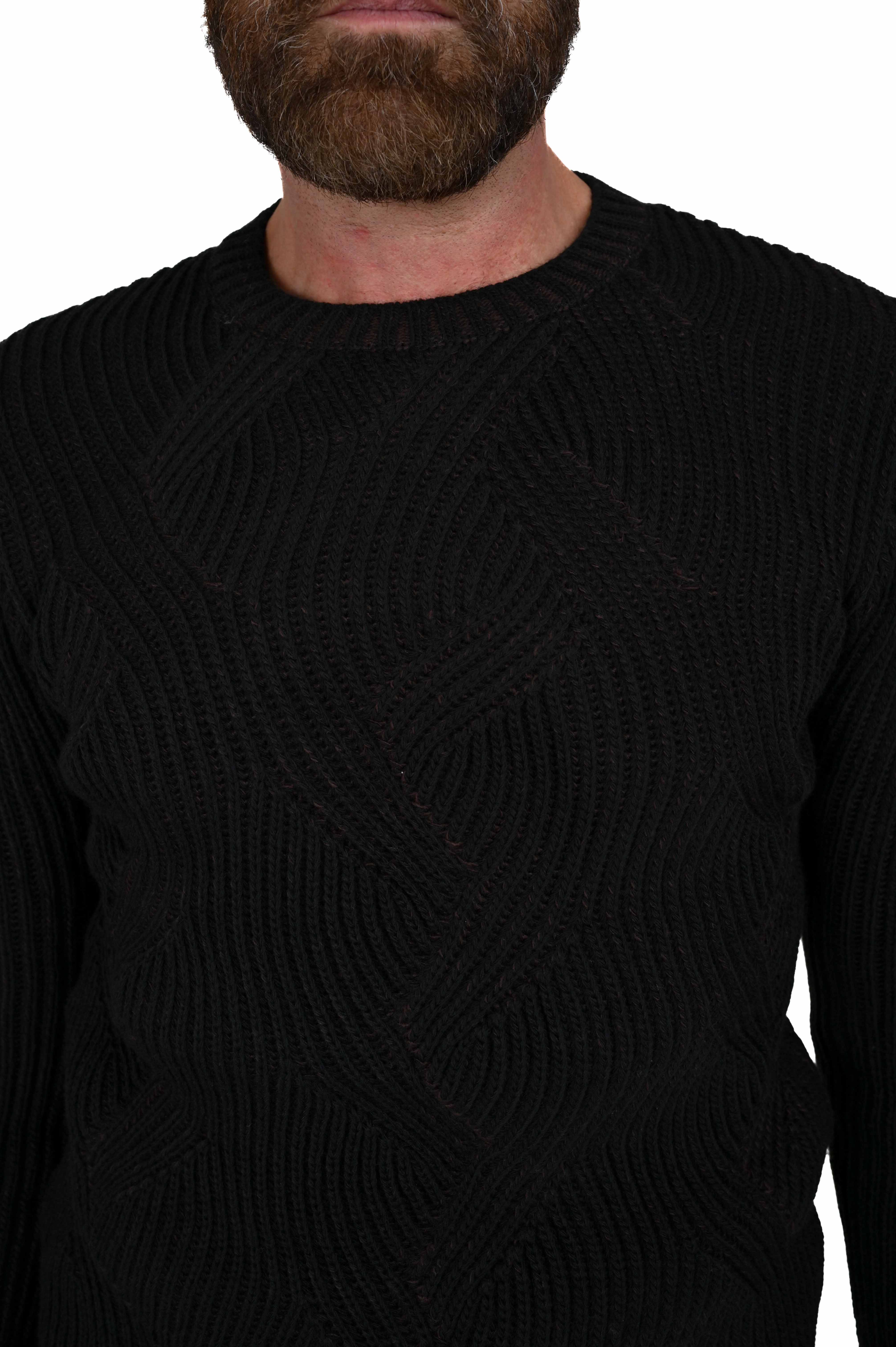 Maglione regular DM 2411 nero FW23/24