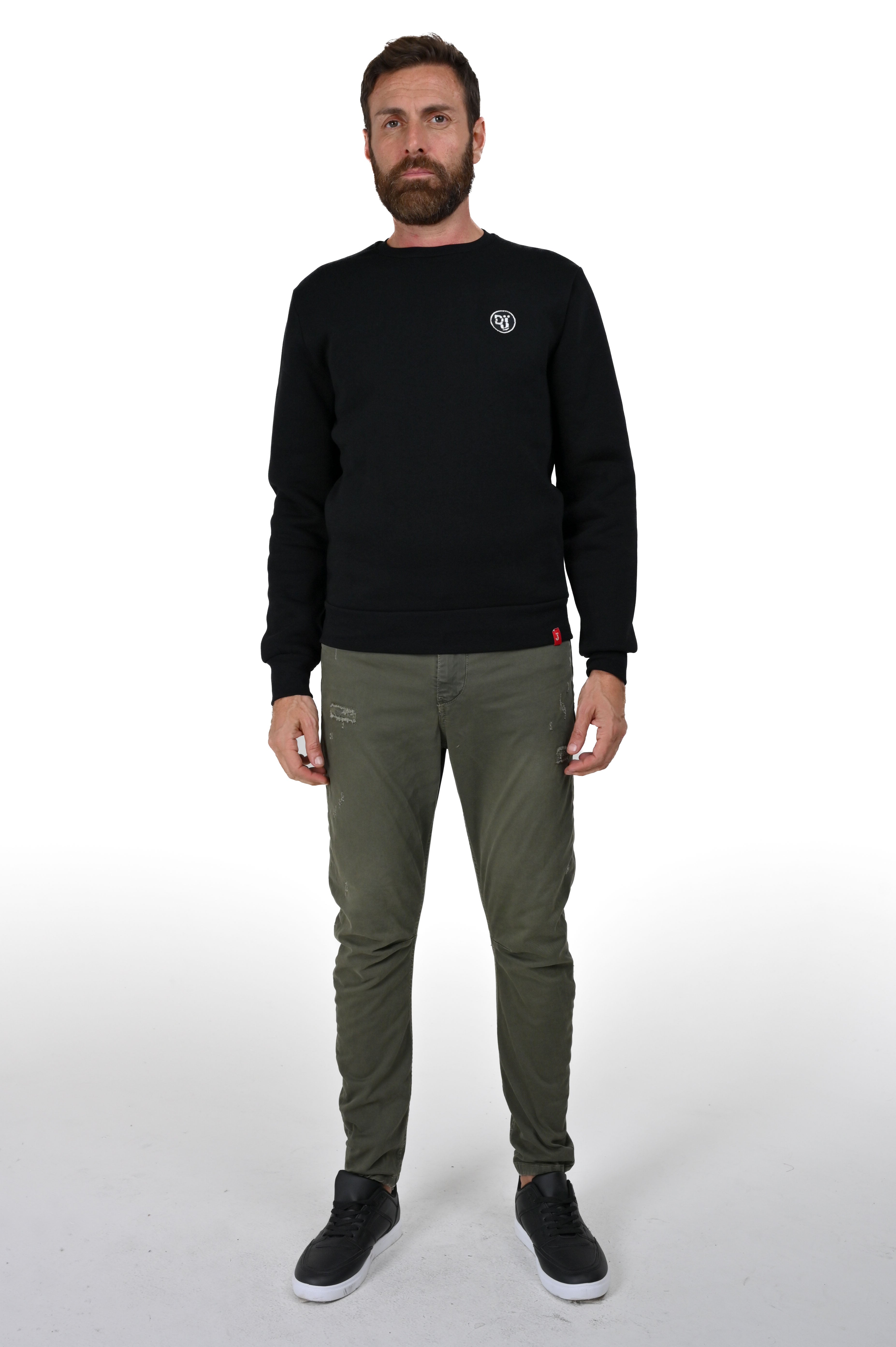 DA 2422 black regular sweatshirt FW24/25