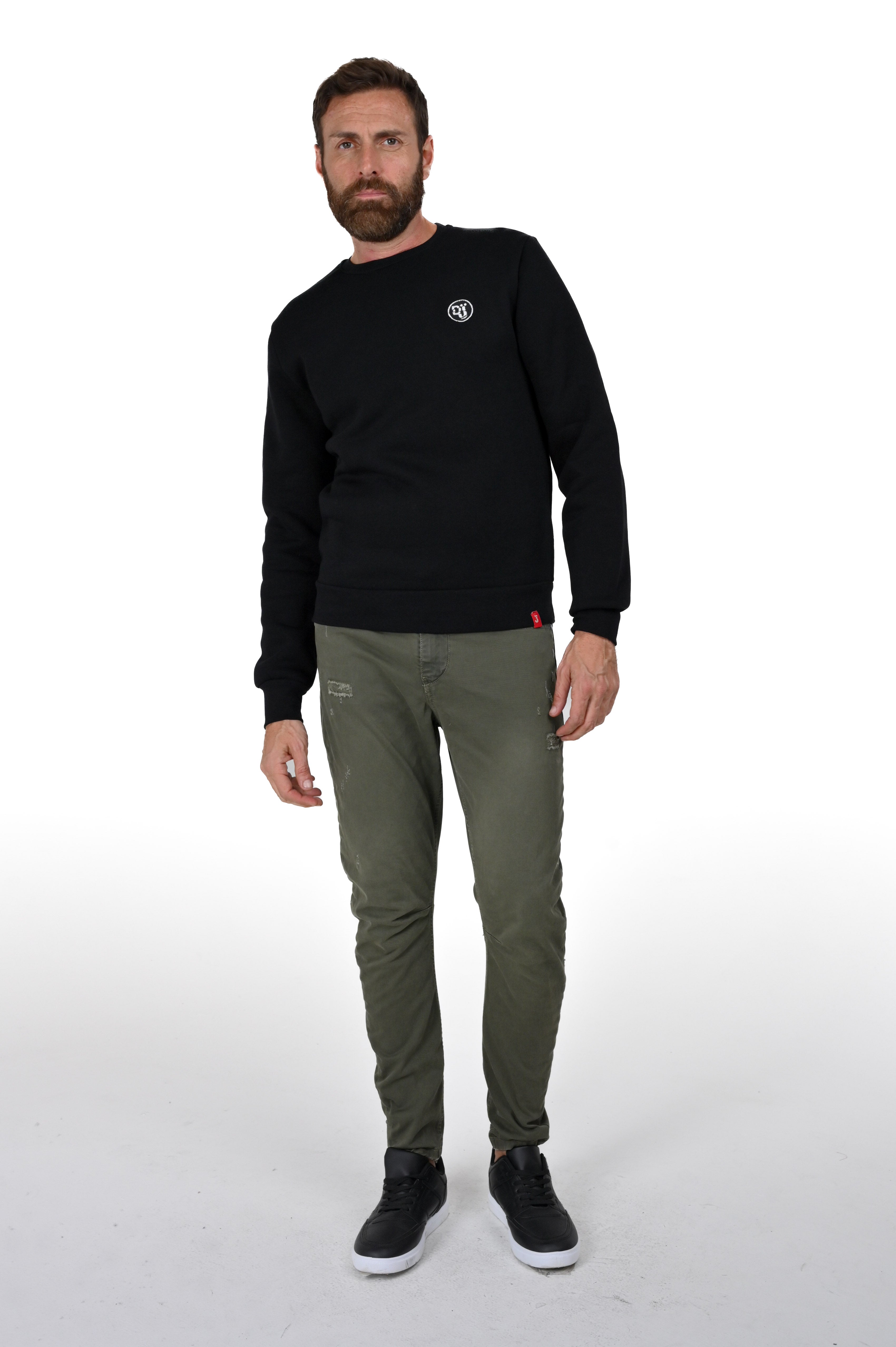 DA 2422 black regular sweatshirt FW24/25