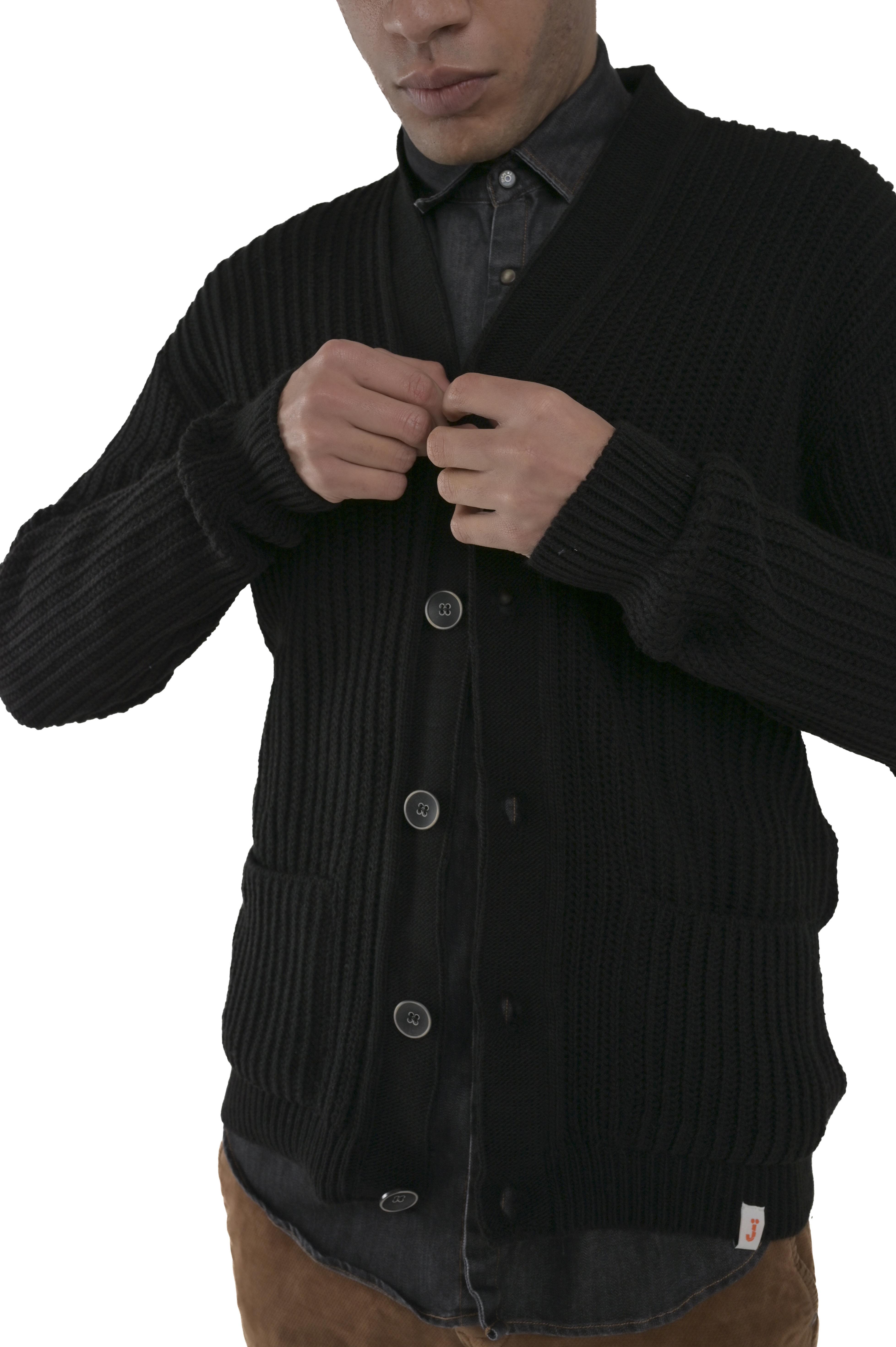 Cardigan regular DM 24212 nero FW24/25