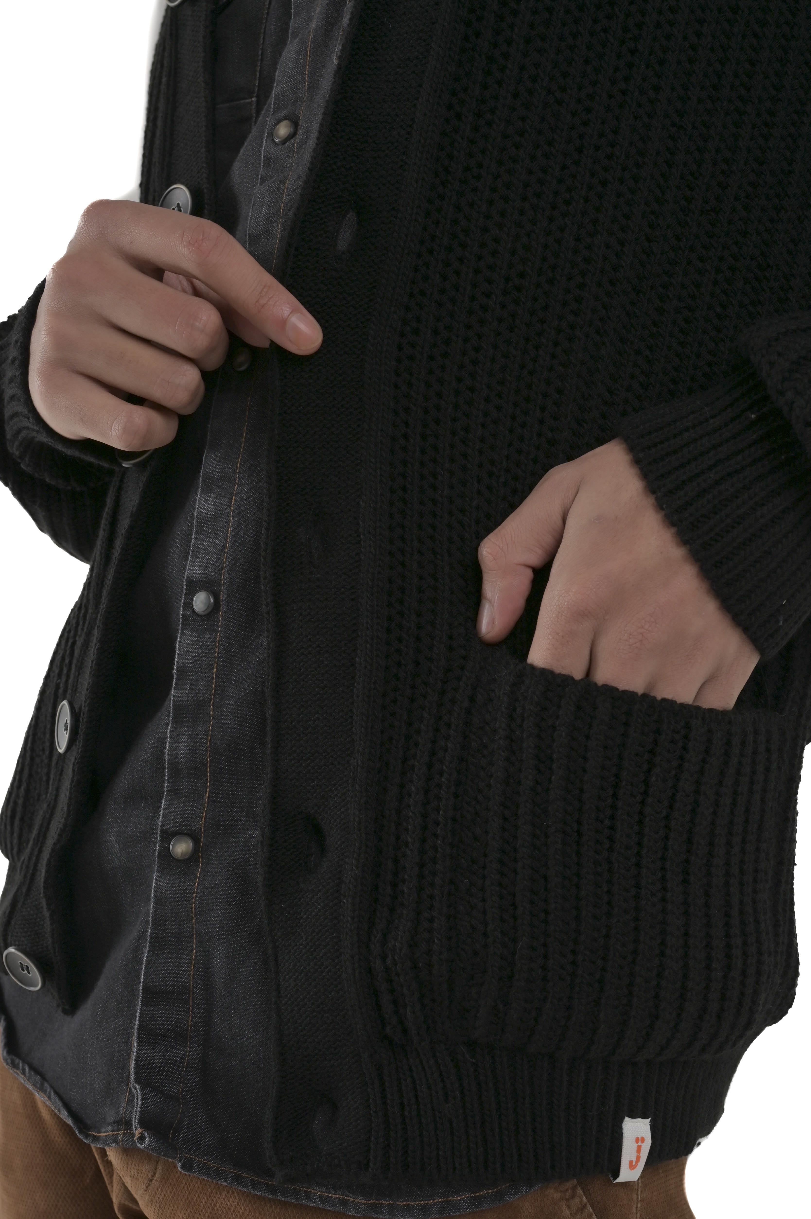 Regular cardigan DM 24212 black FW24/25