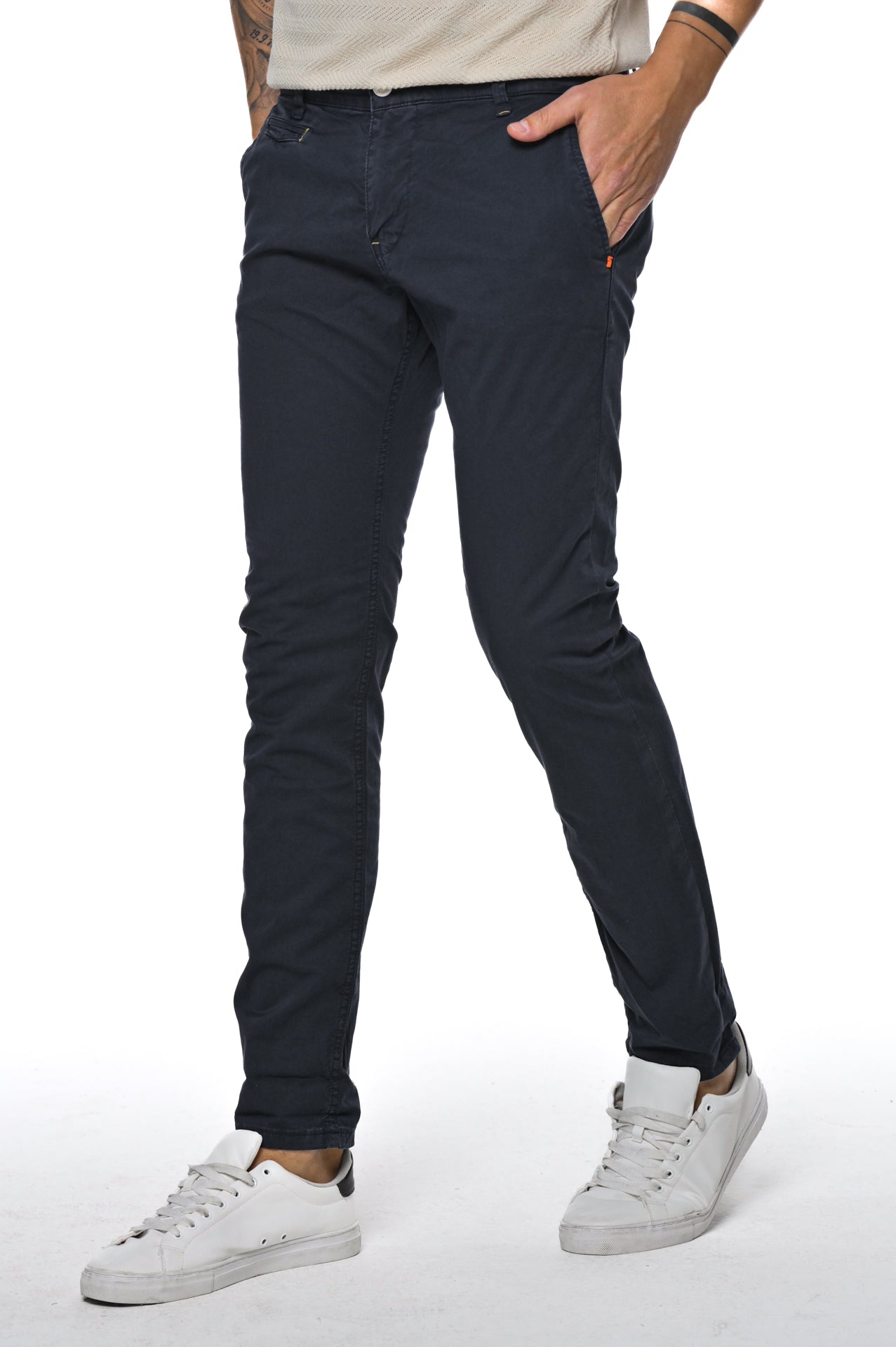 Kinos Slim Pants Blue SS24