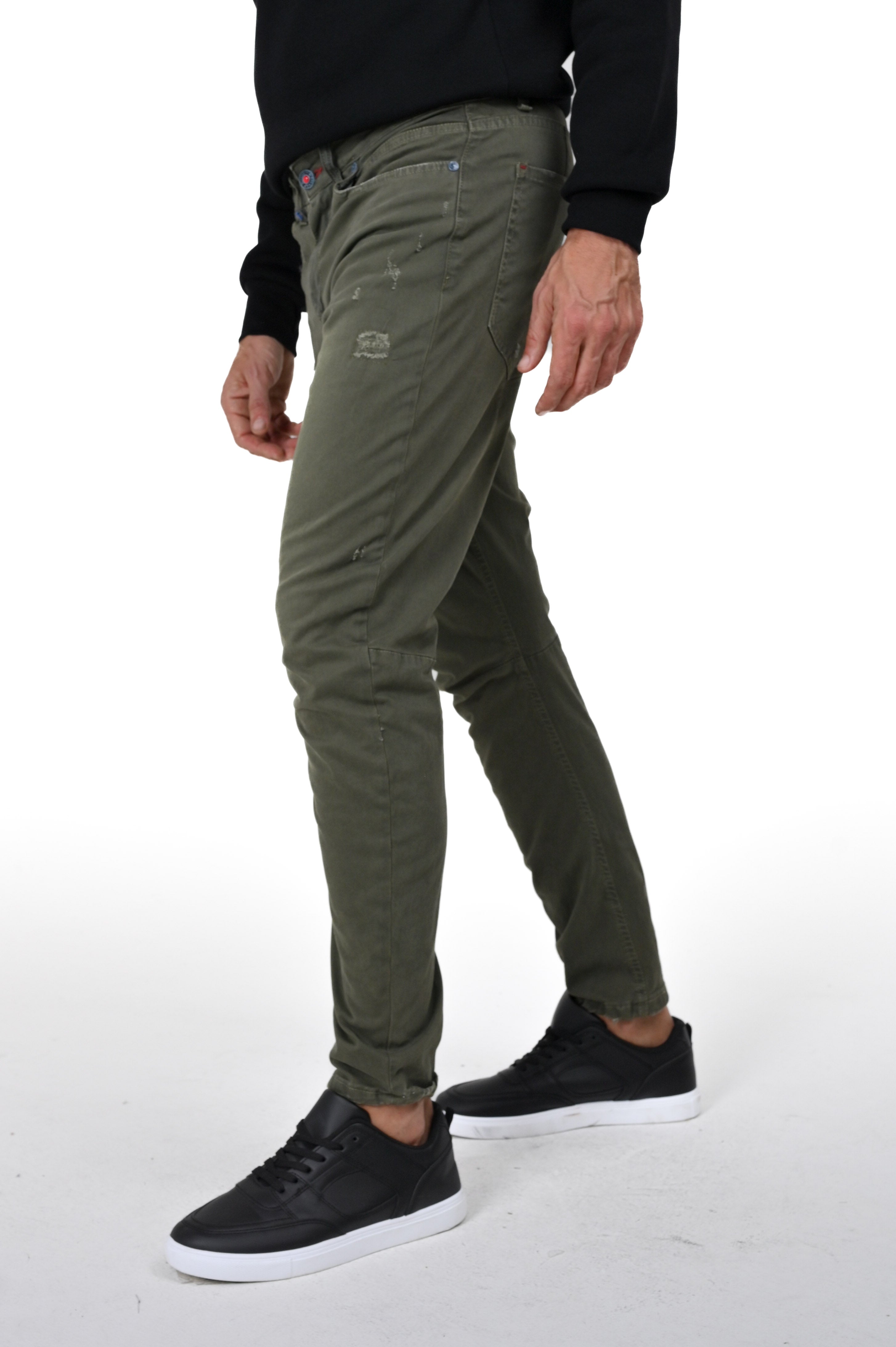 Pantaloni in cotone tapered Kron AM3 FW23/24