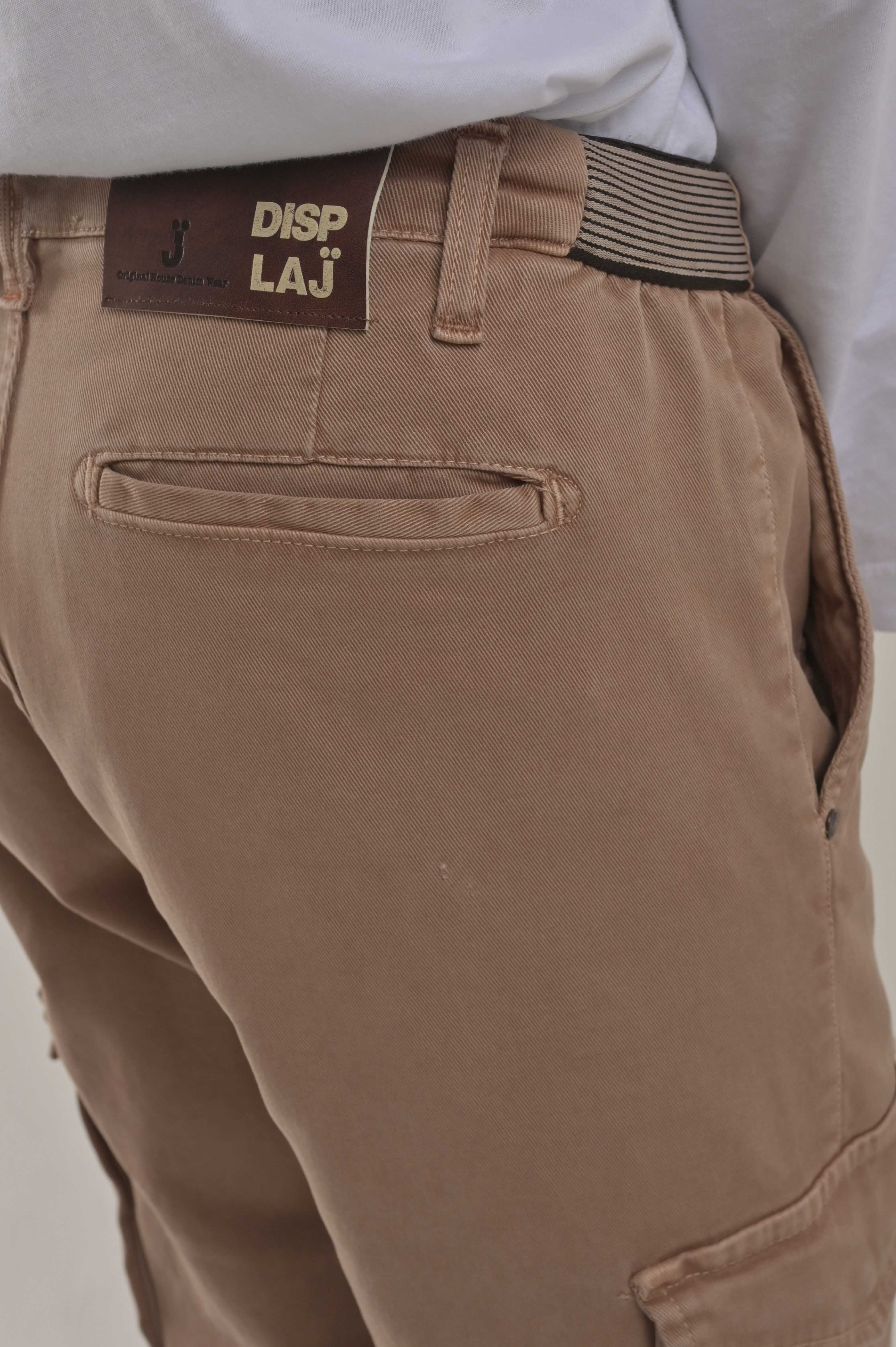 Pantaloni in cotone regular Screen Bull terra di siena FW24/25