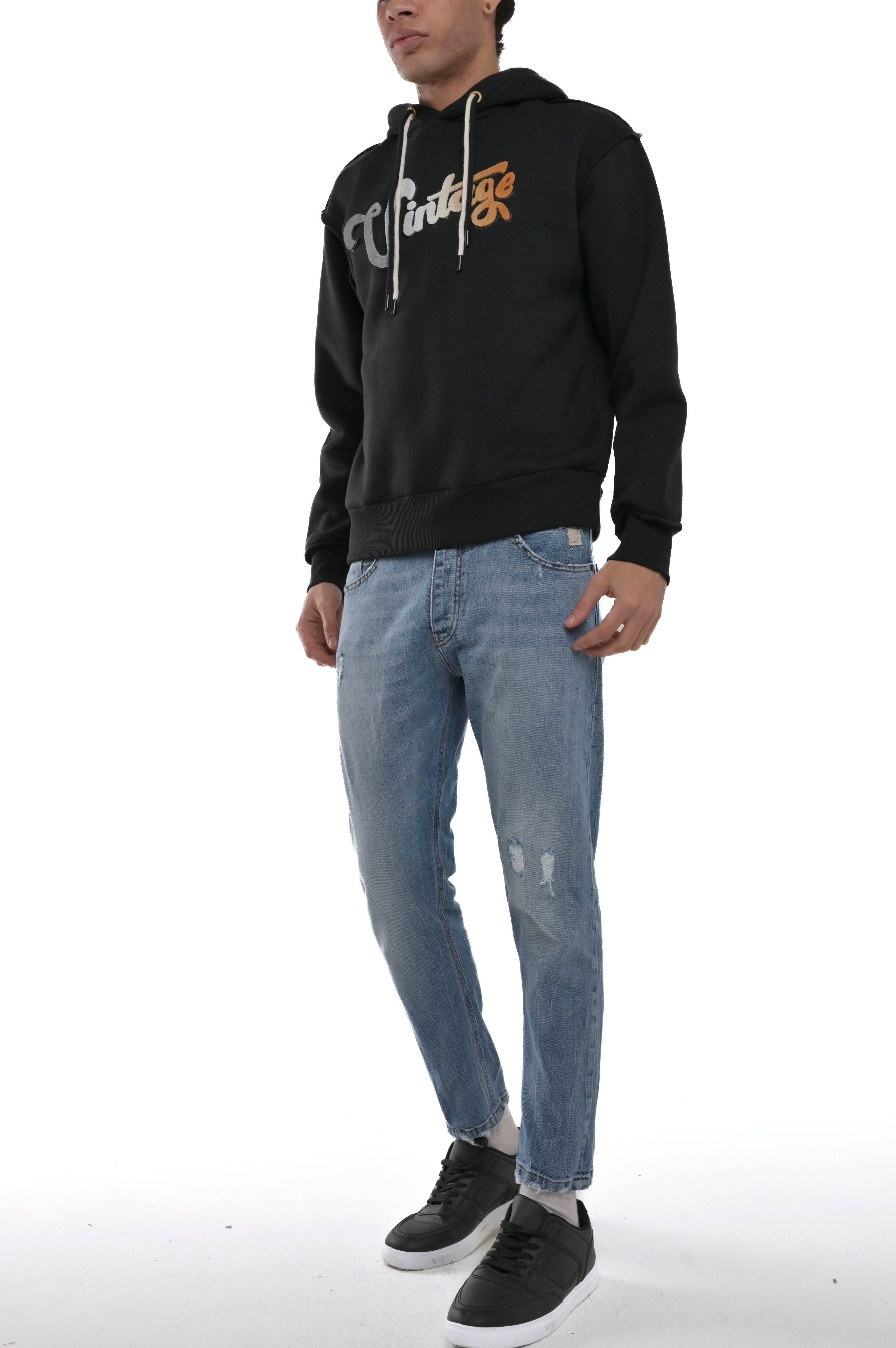 Oslo Petch regular sweatshirt in black FW24/25