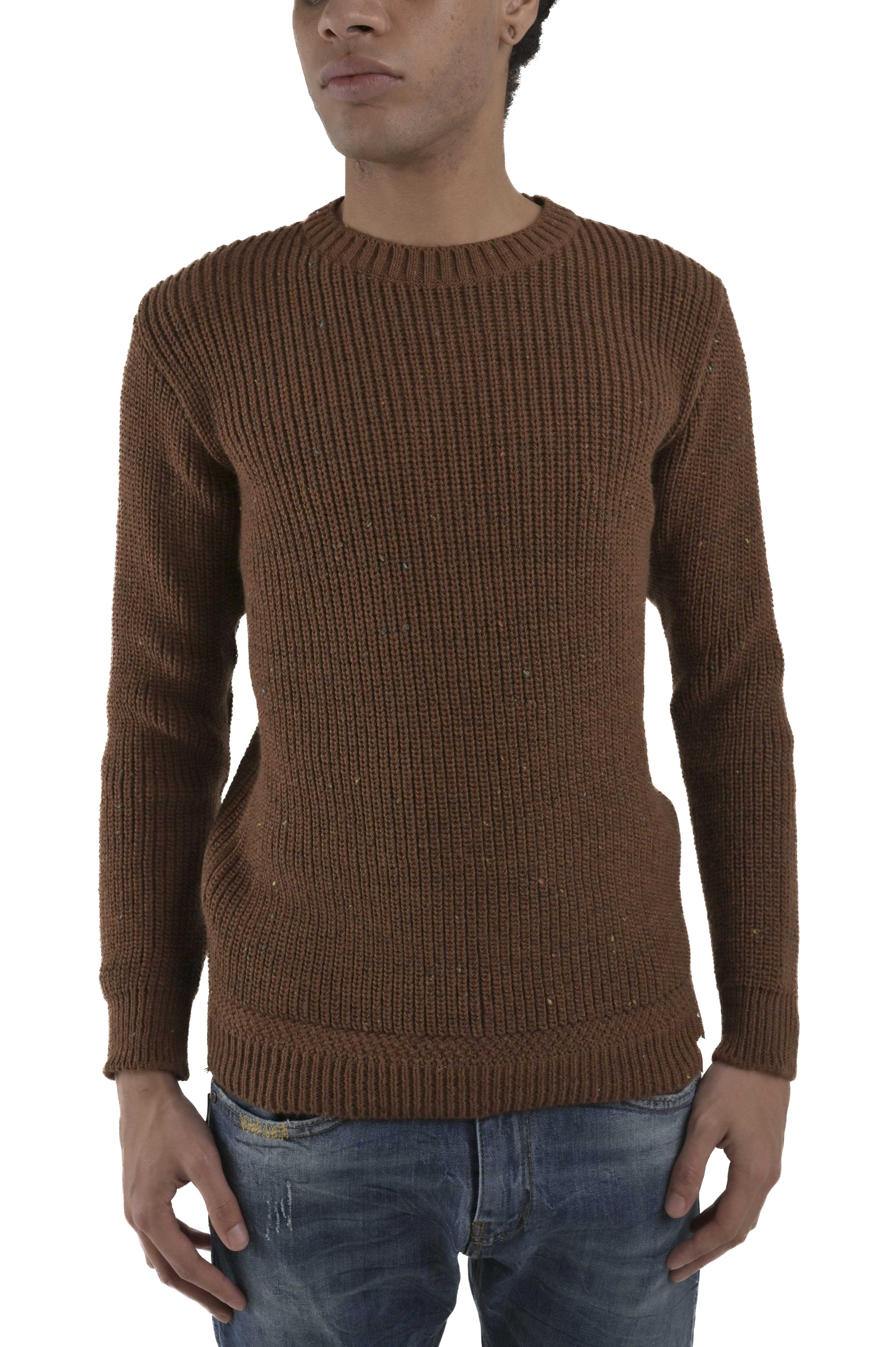 Regular sweater DM 24208 dark brown FW24/25