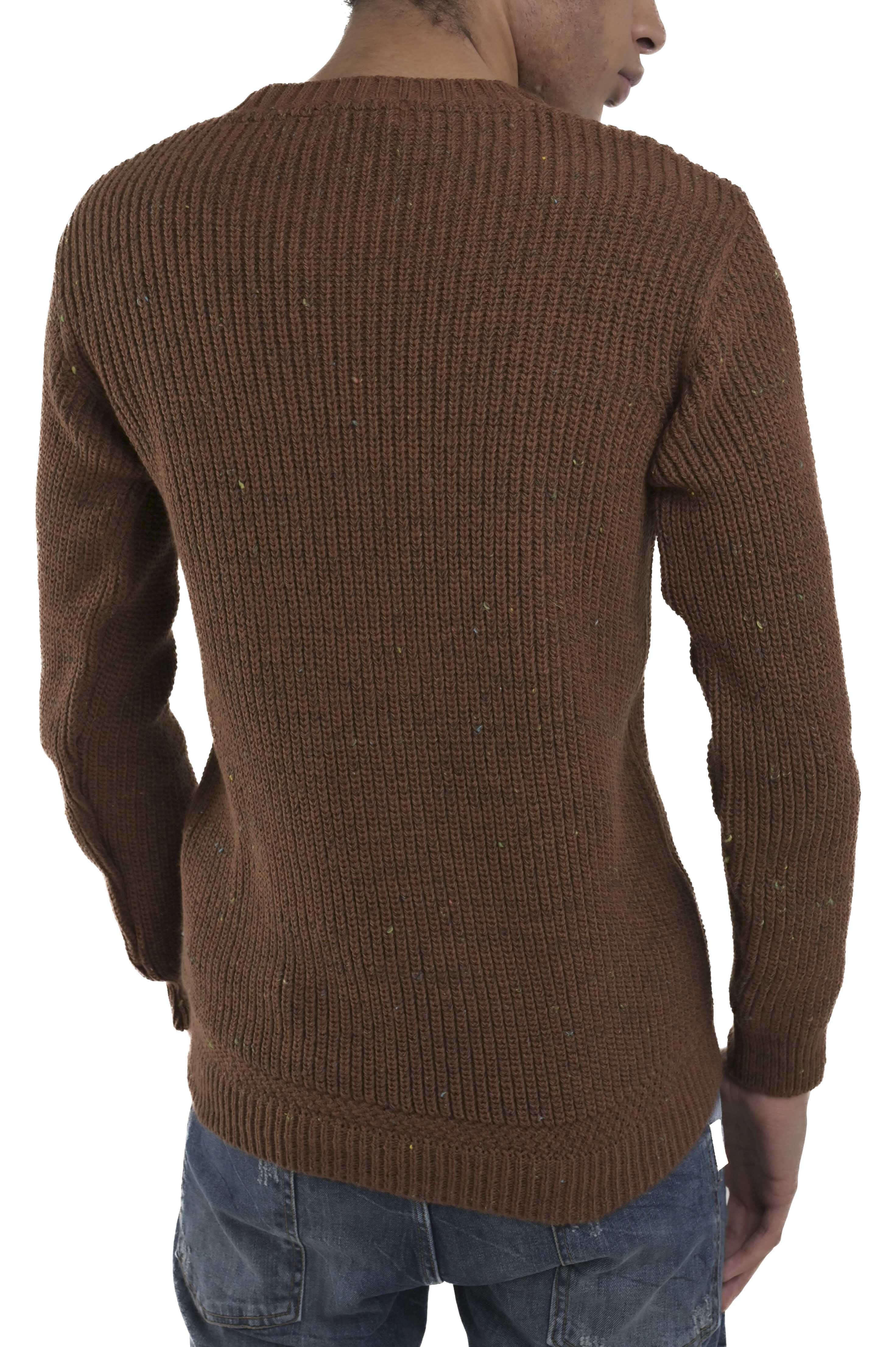 Regular sweater DM 24208 dark brown FW24/25