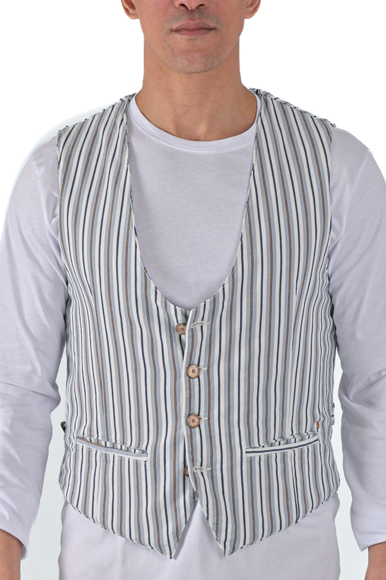 Regular Cotton Vest Raz Cartier 70 SS22