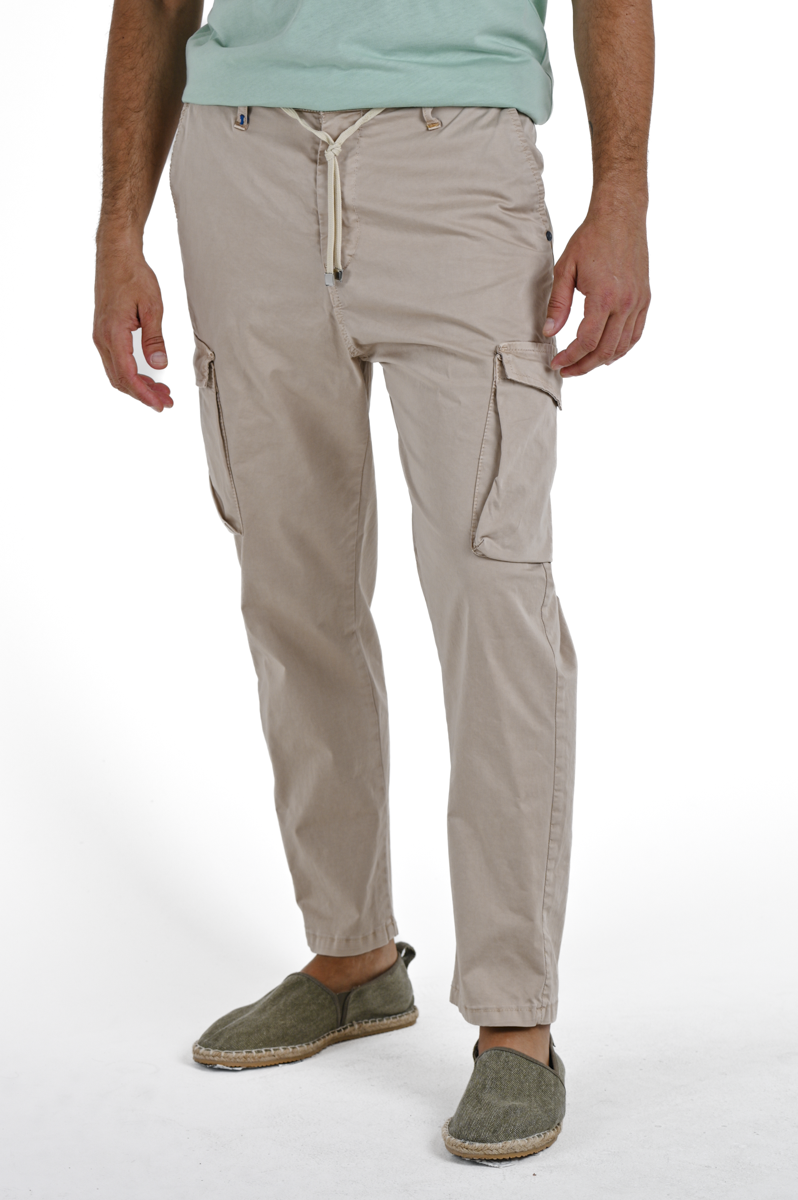 Regular Screen Satin Beige SS24 Pants