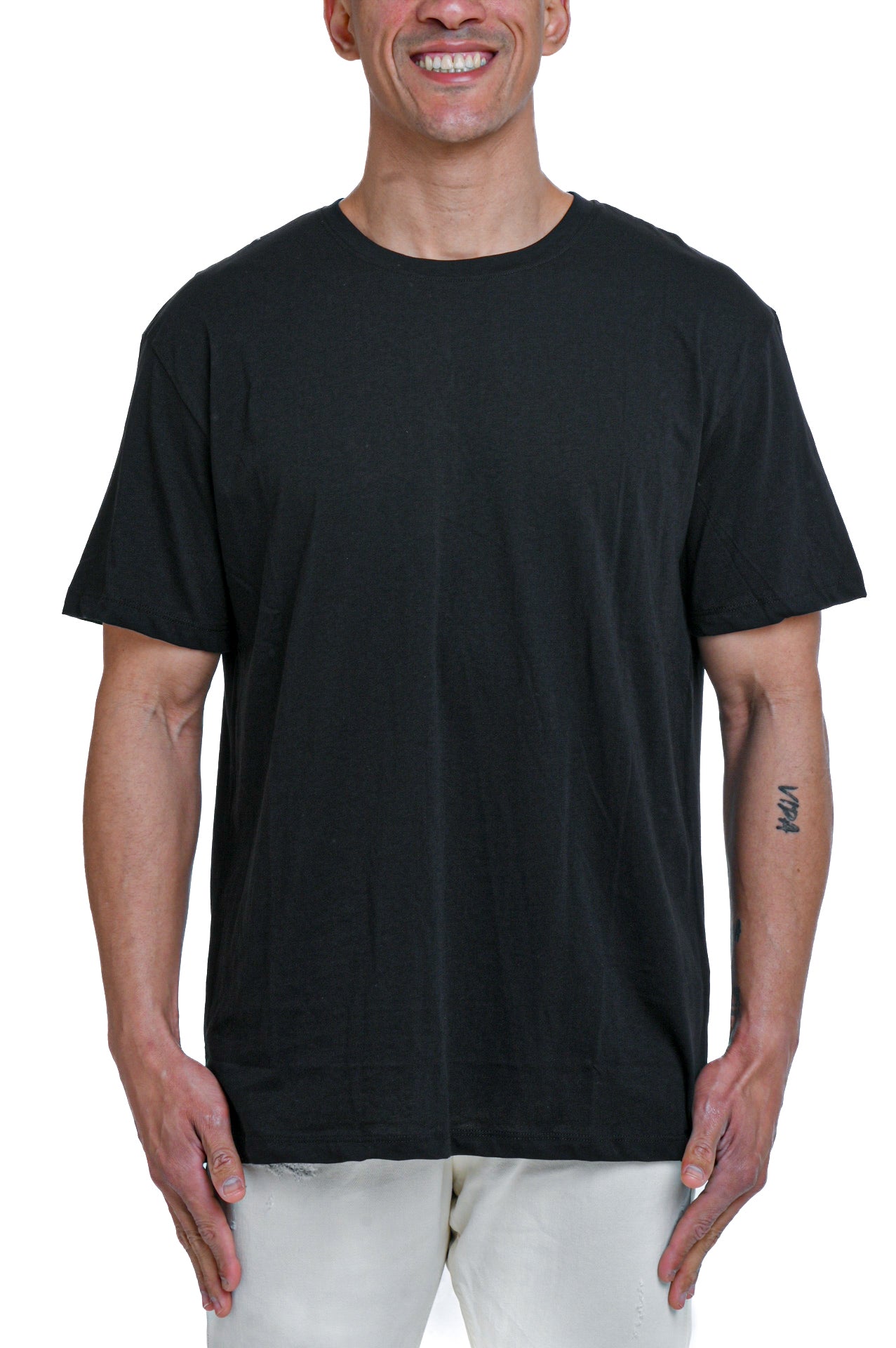 DPE 2403 Over Black Loose T-Shirt SS24