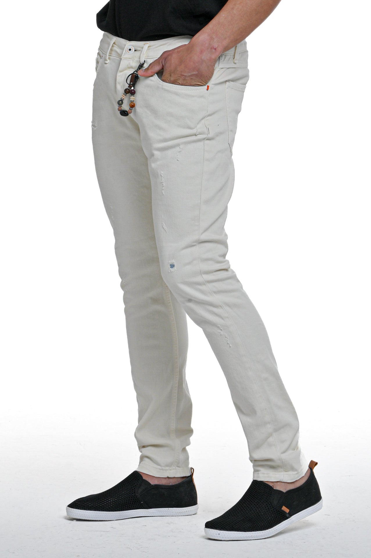 New London DRL SS23 slim cotton trousers