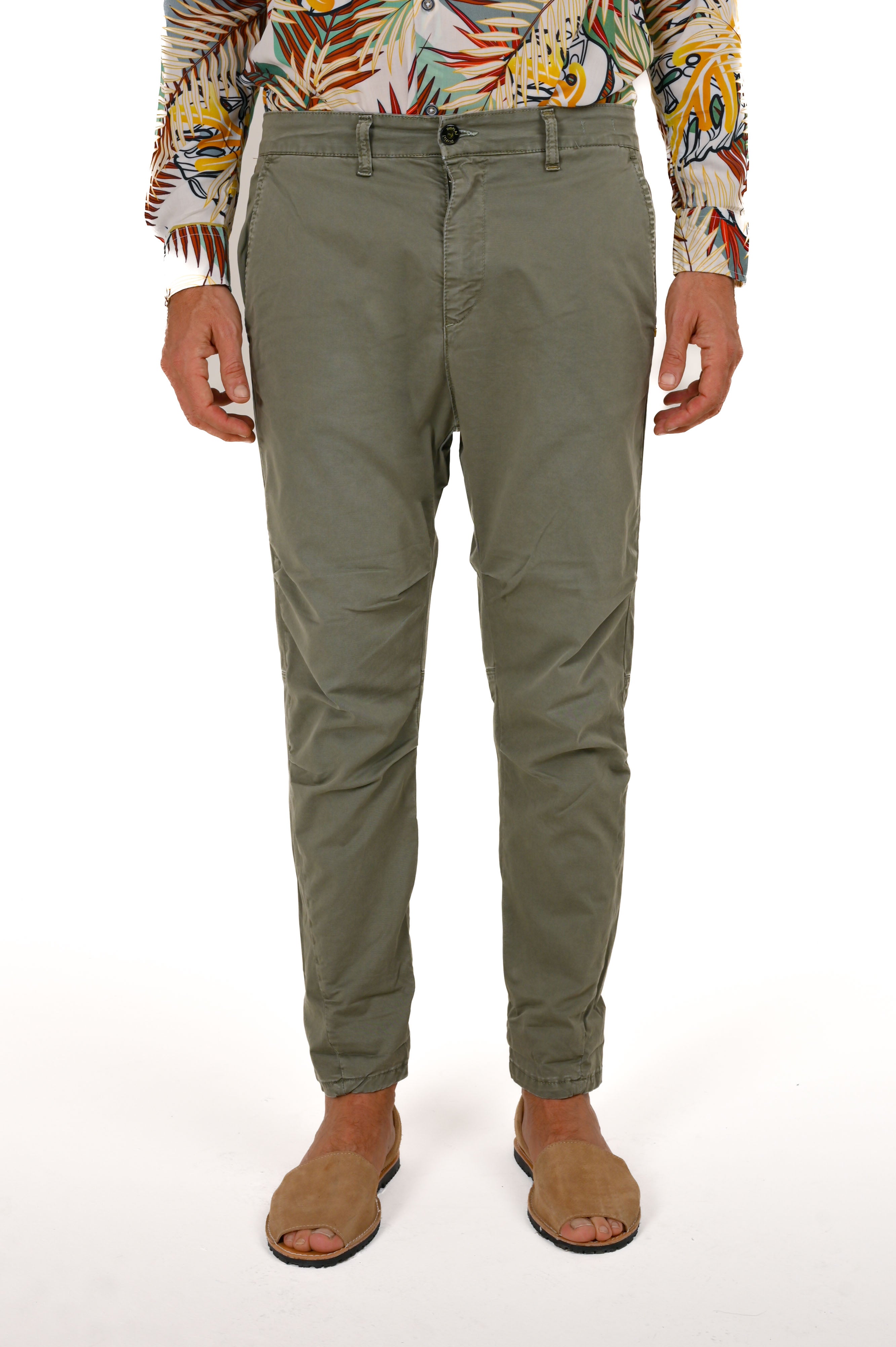 Regular View Green Trousers SS22