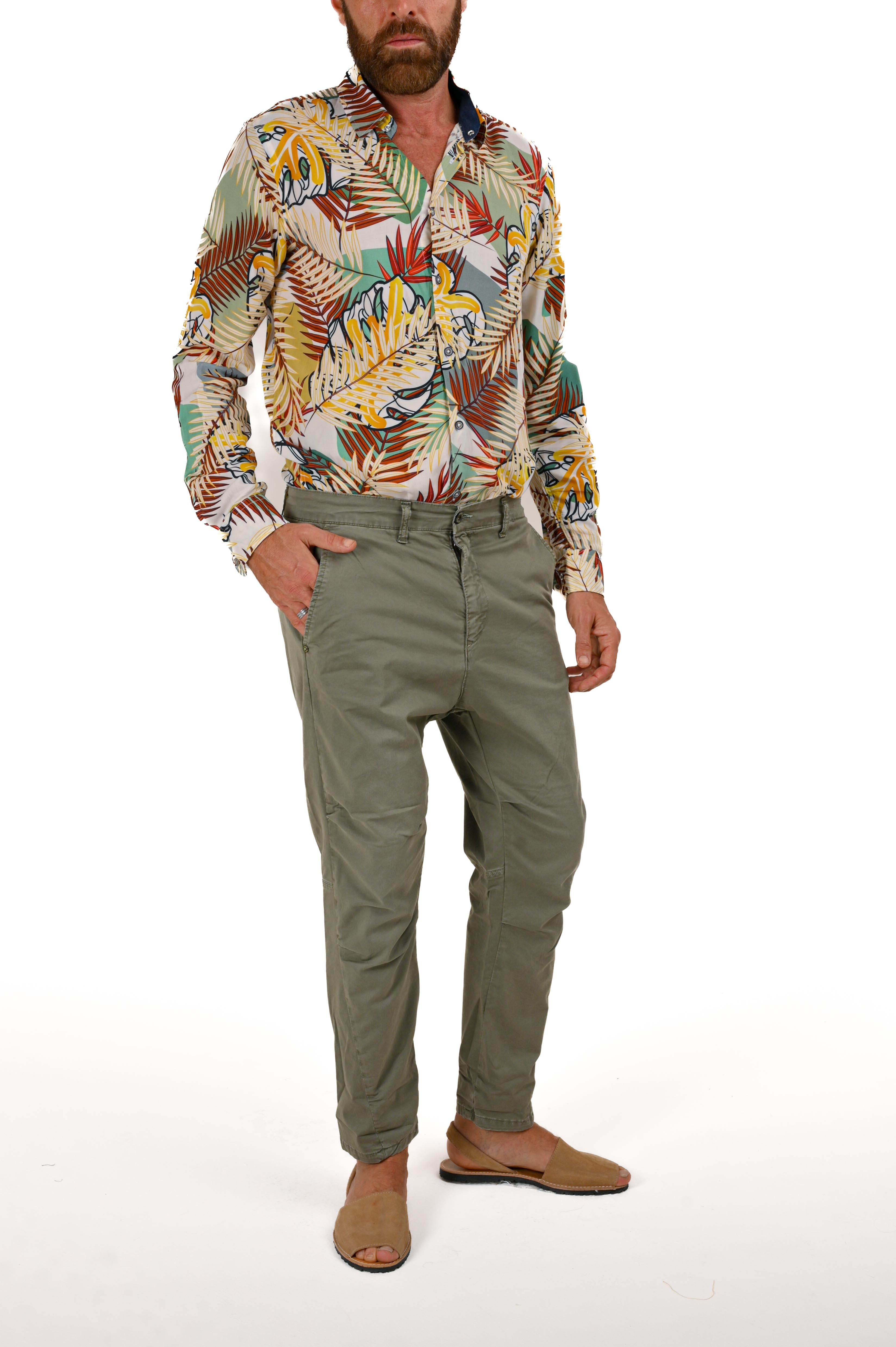 Regular View Green Trousers SS22