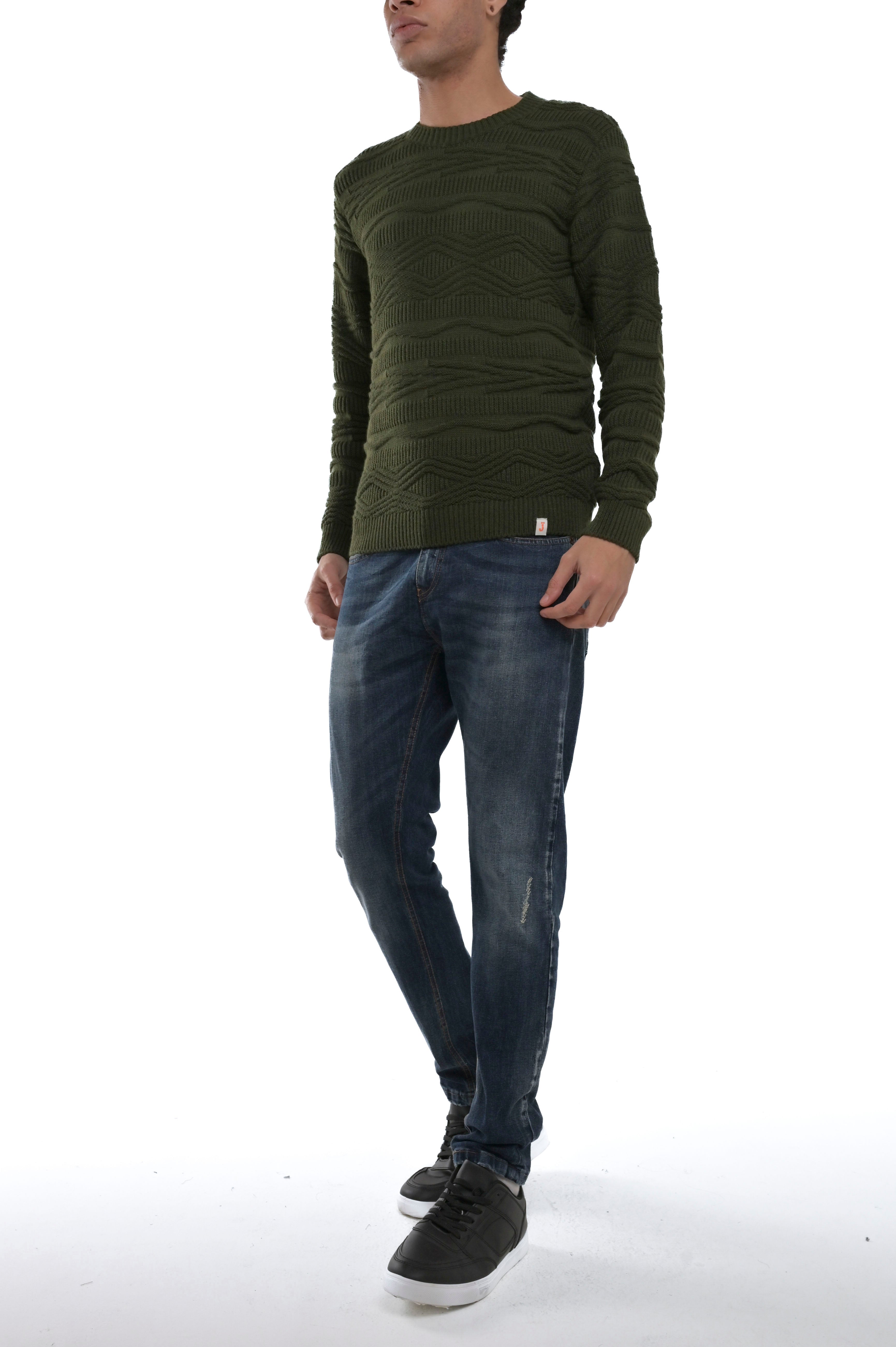 Maglione regular DM 24217 militare FW24/25