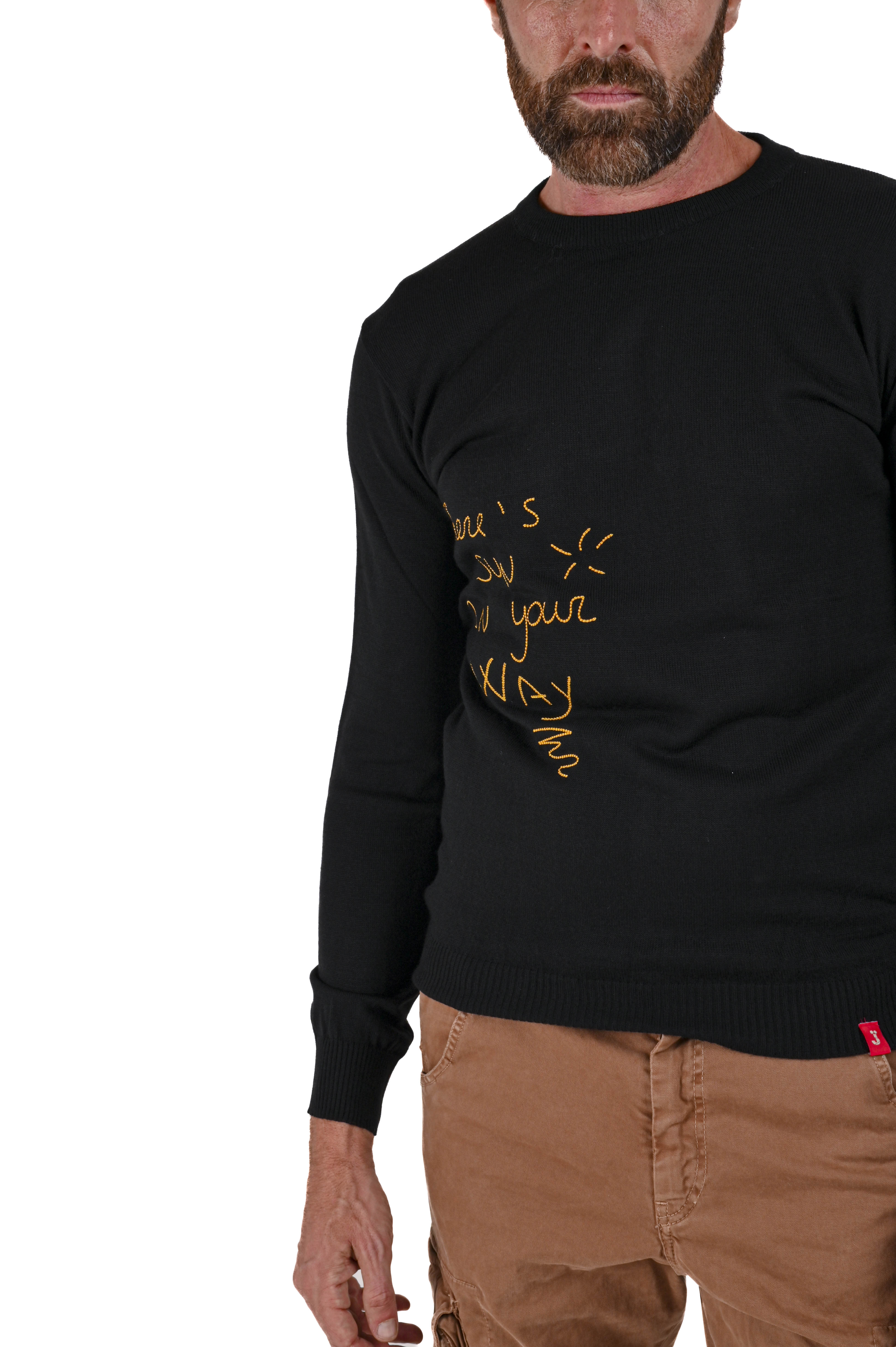 Maglione con ricamo regular DM 2404 FW23/24