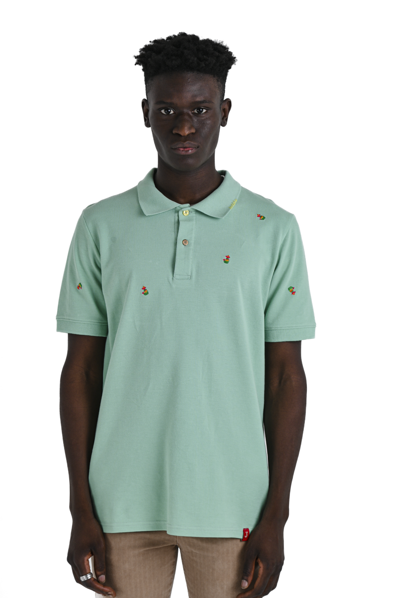 Polo regular Pahoa Verde Acqua SS24