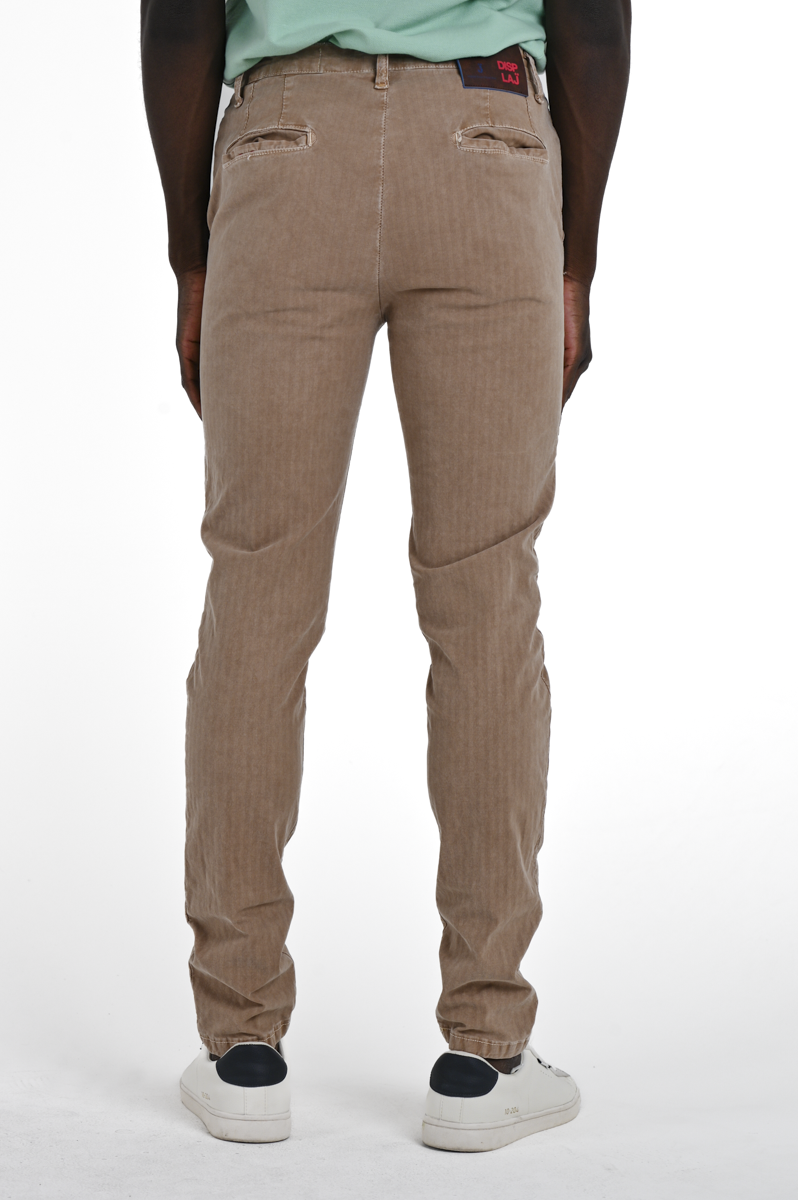 Pantaloni slim Sonic S.B. Beige SS24