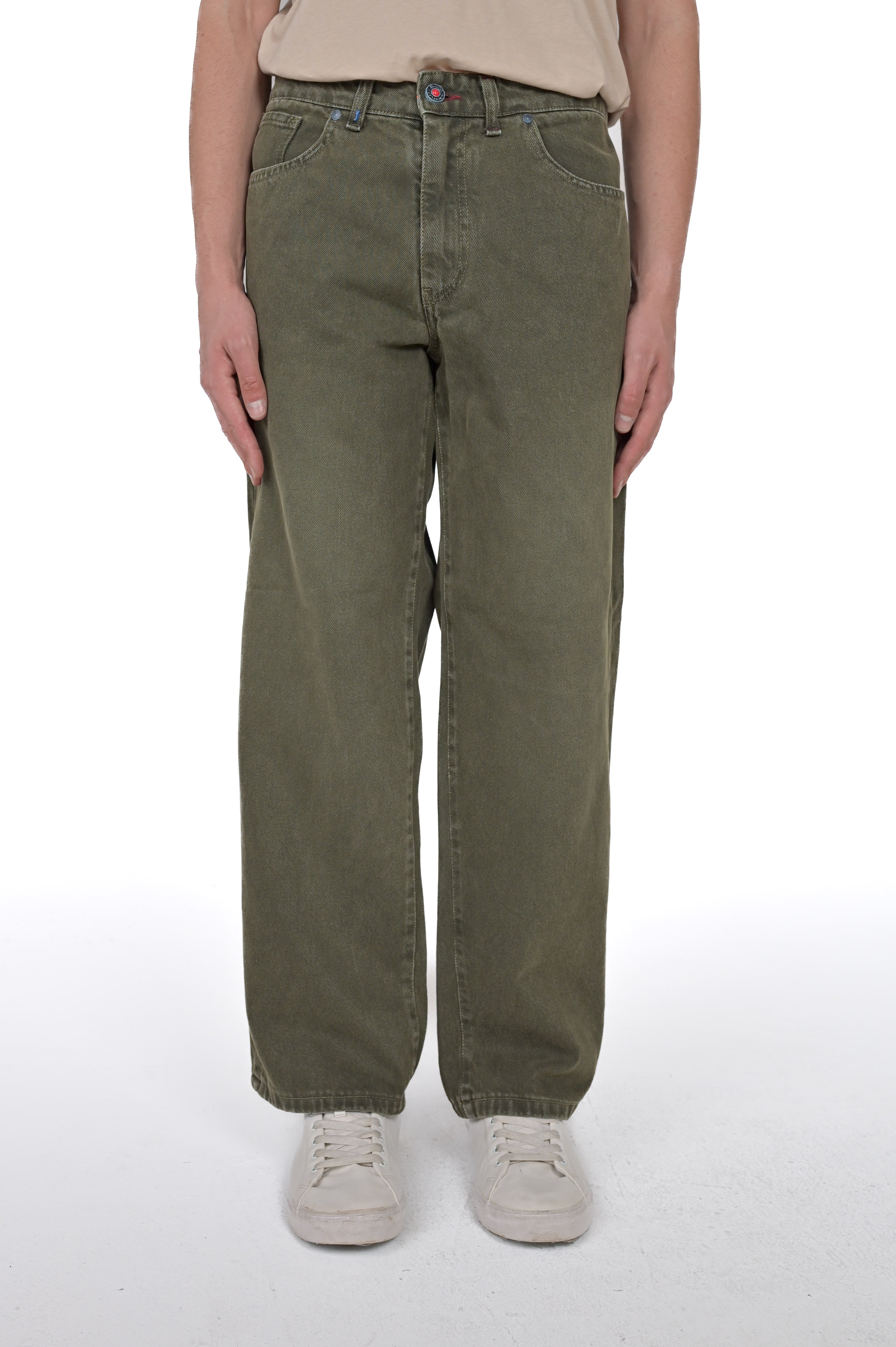 Loose Dick Cotton Trousers Green FW24/25