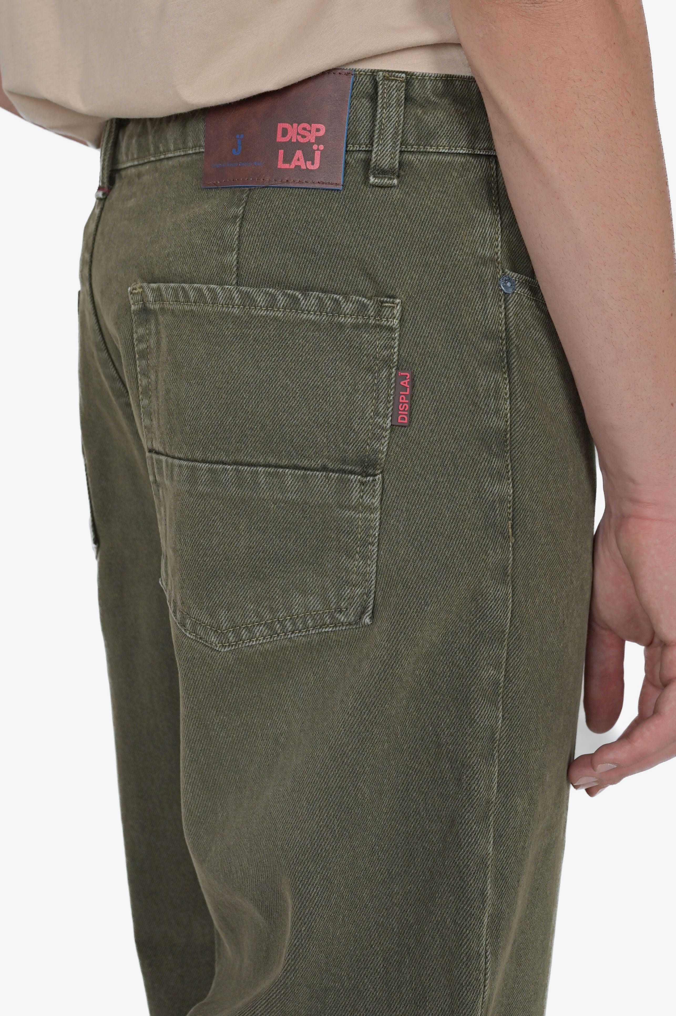 Loose Dick Cotton Trousers Green FW24/25