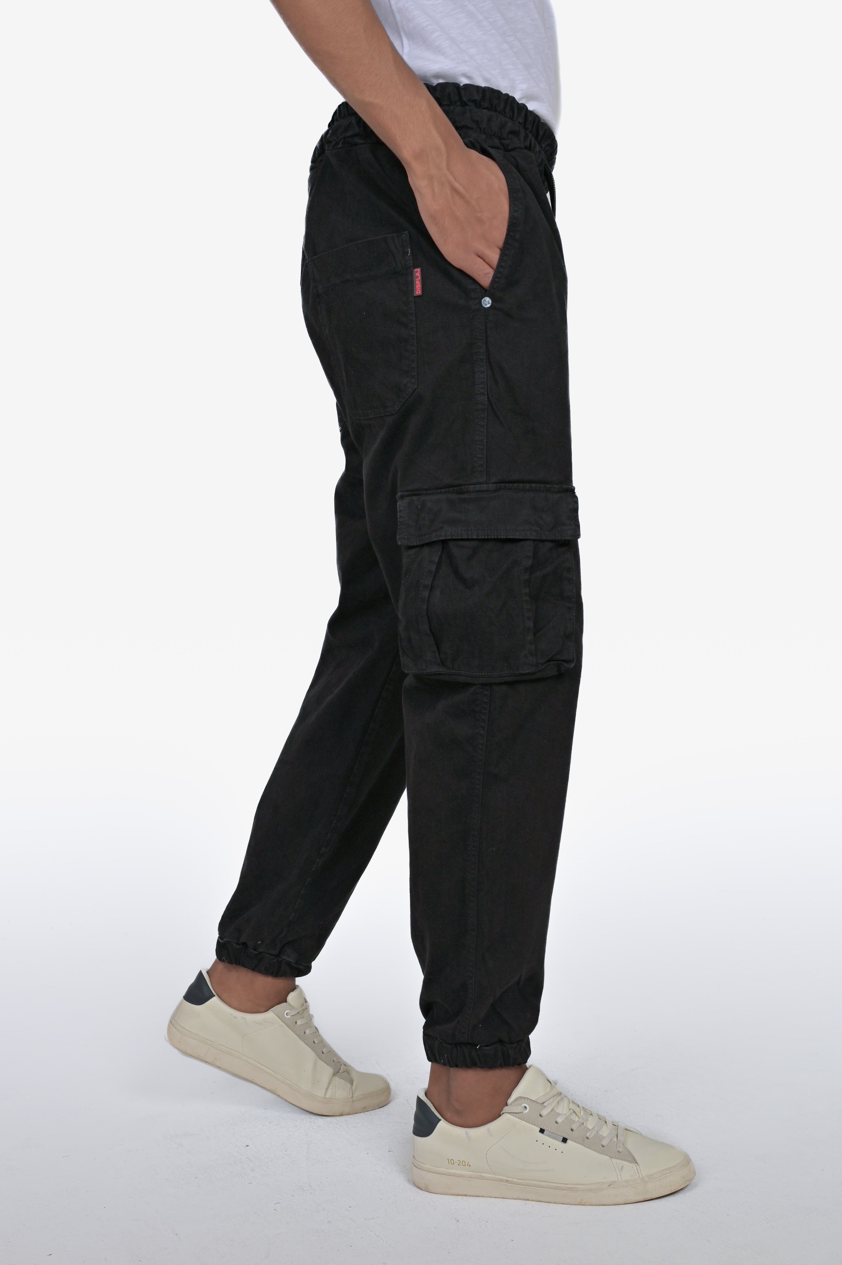 Detroit Black Regular Cotton Trousers FW24/25