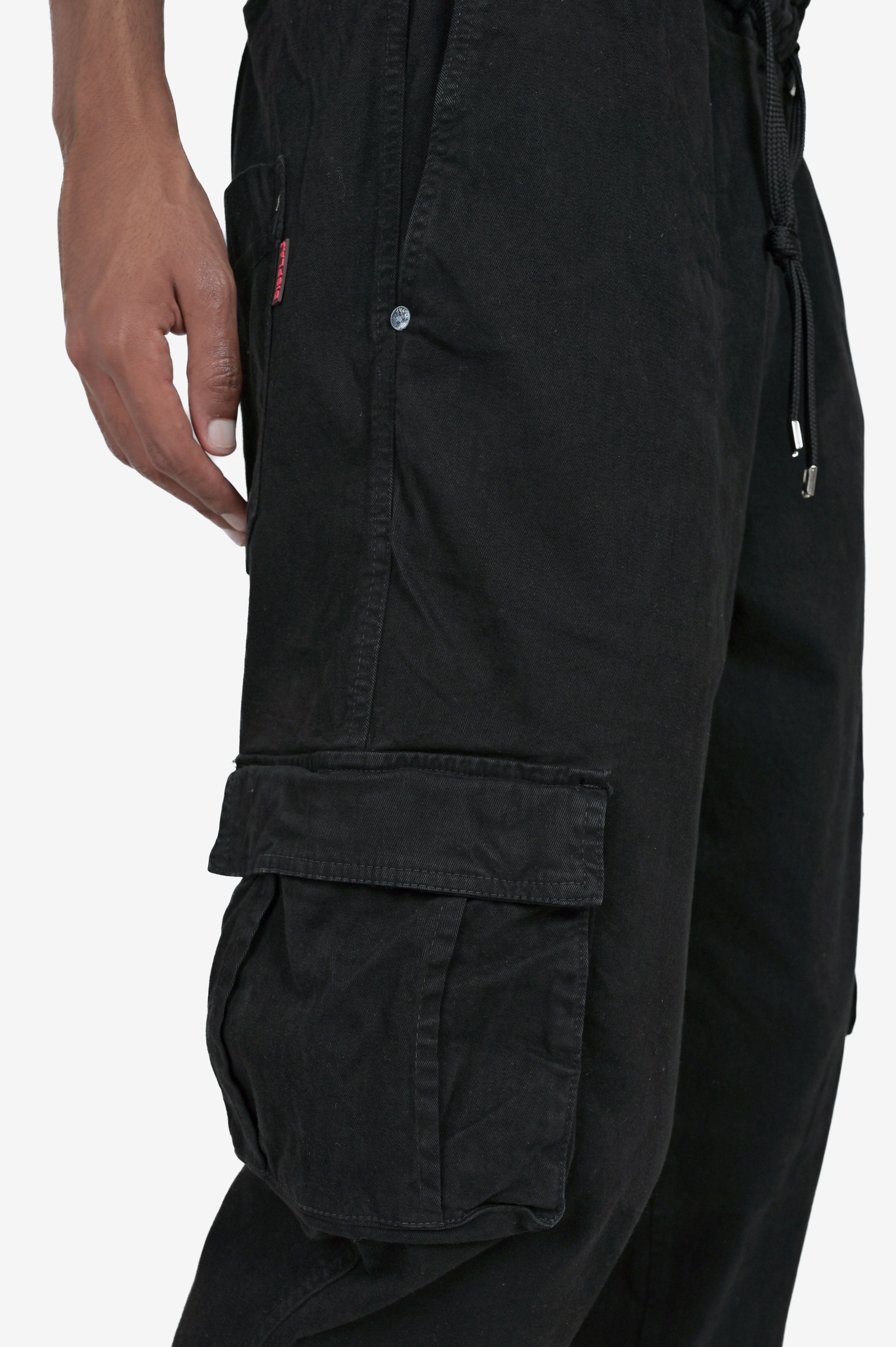 Detroit Black Regular Cotton Trousers FW24/25